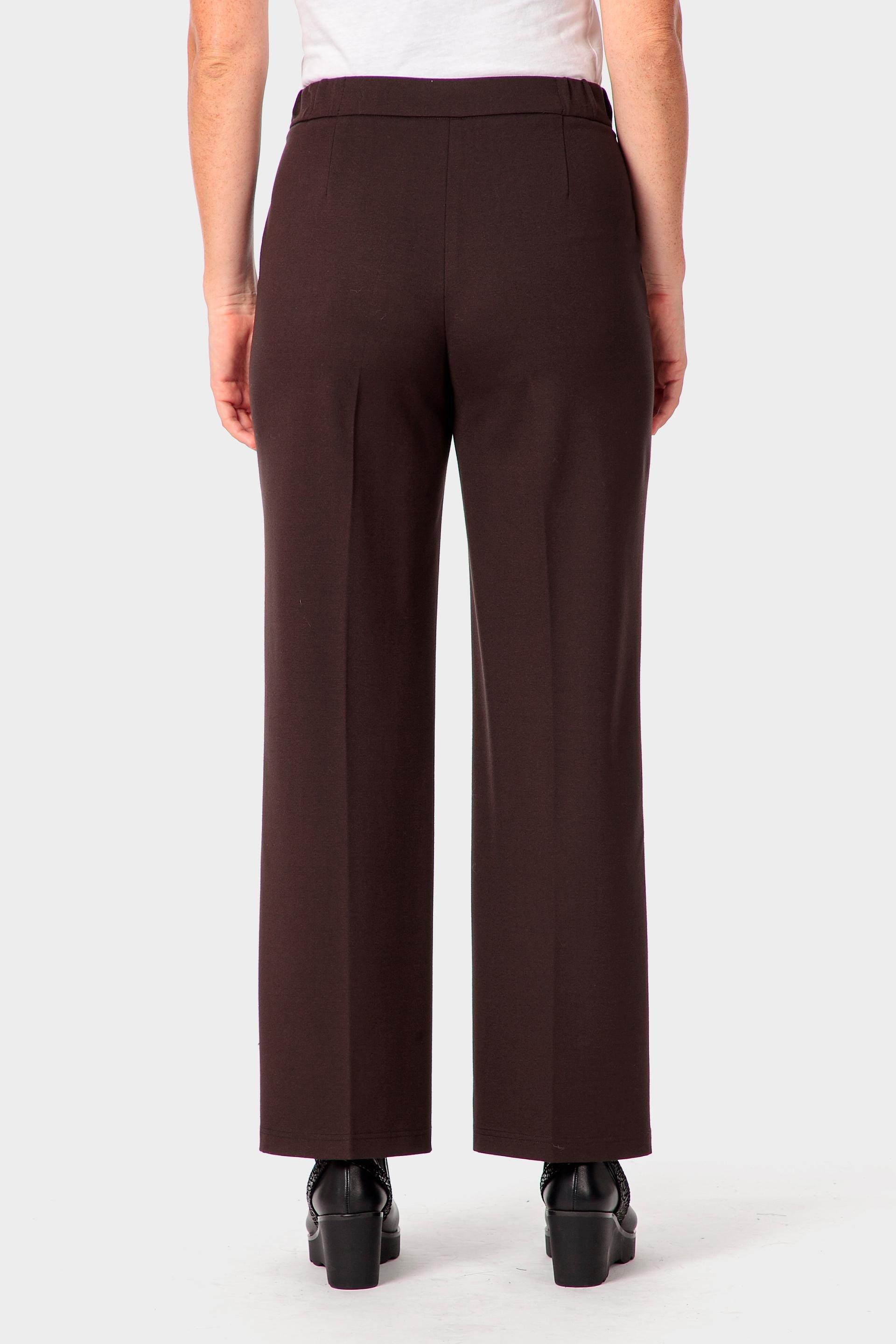 Brown Wide-Leg Trousers, Brown Coffee, large image number 3