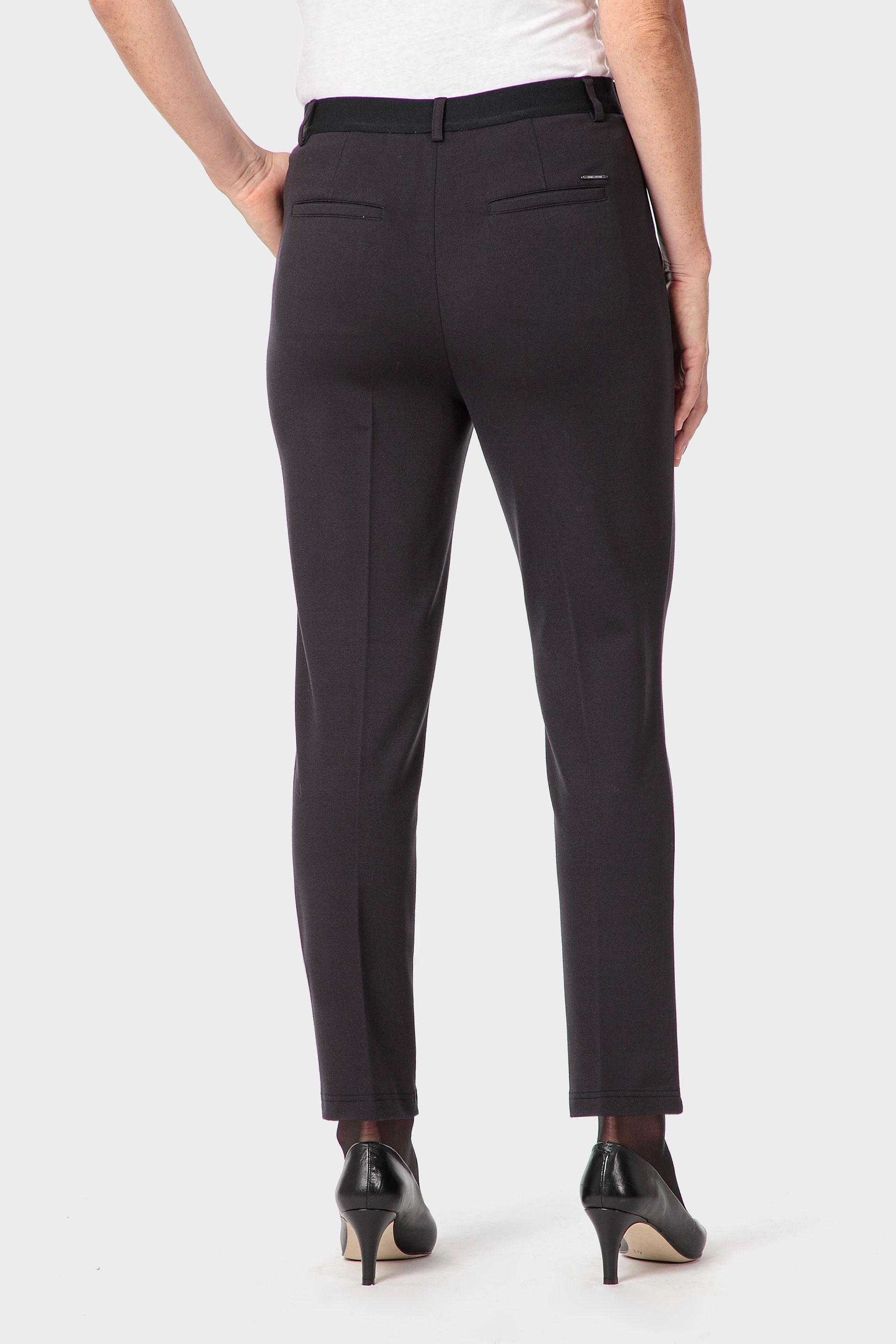 Black Ponte Di Roma Trousers, Blue Cosmos, large image number 3