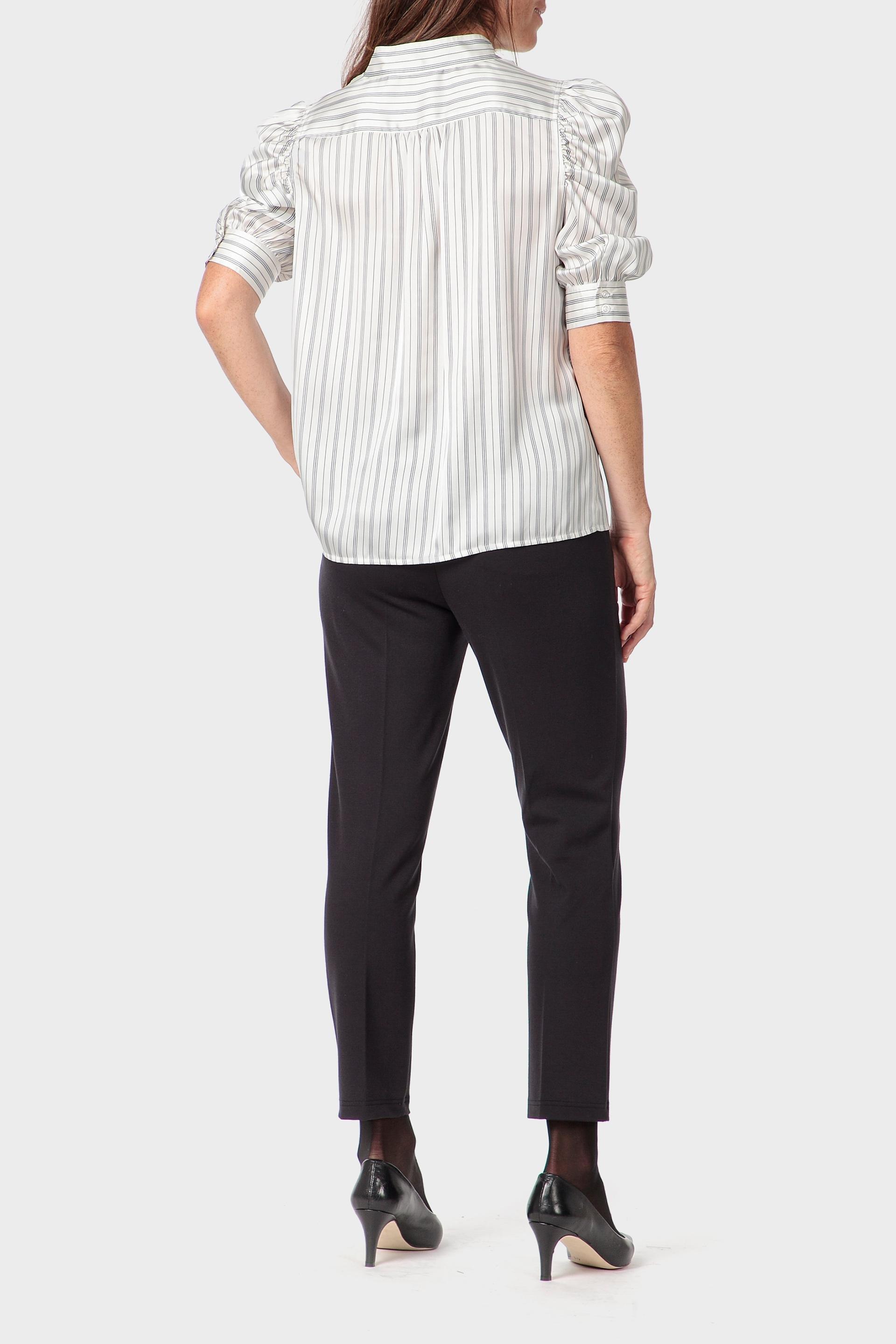 بنطال بونت دي روما، أسود, Blue Cosmos, large image number 4