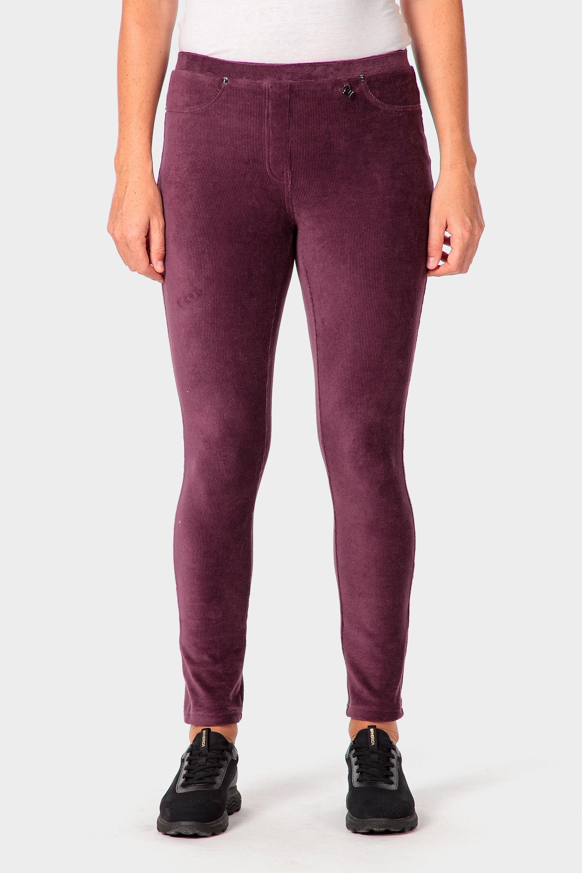 Pink Micro-Corduroy Trousers, Purple Auvergine, medium