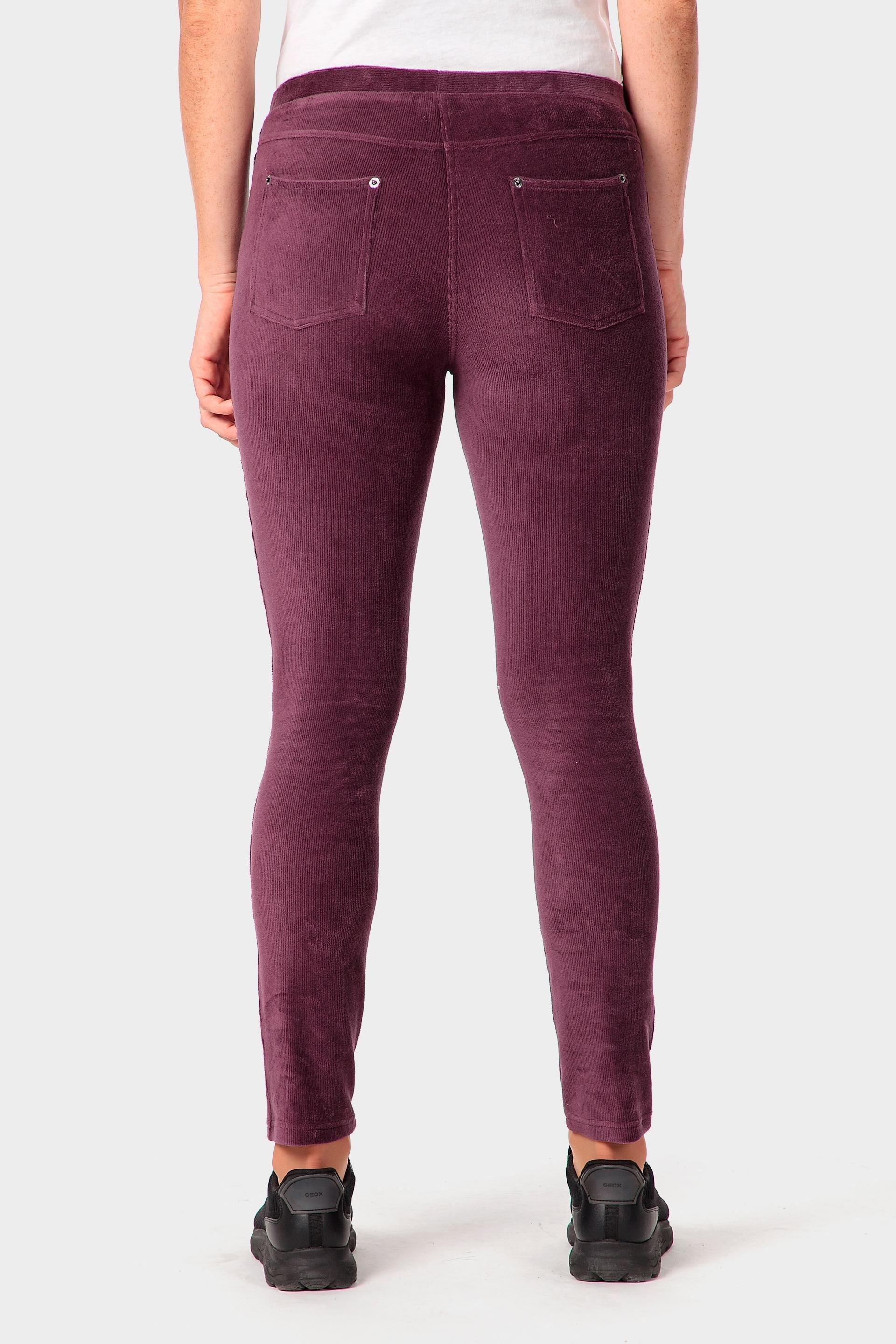 Pink Micro-Corduroy Trousers, Purple Auvergine, medium