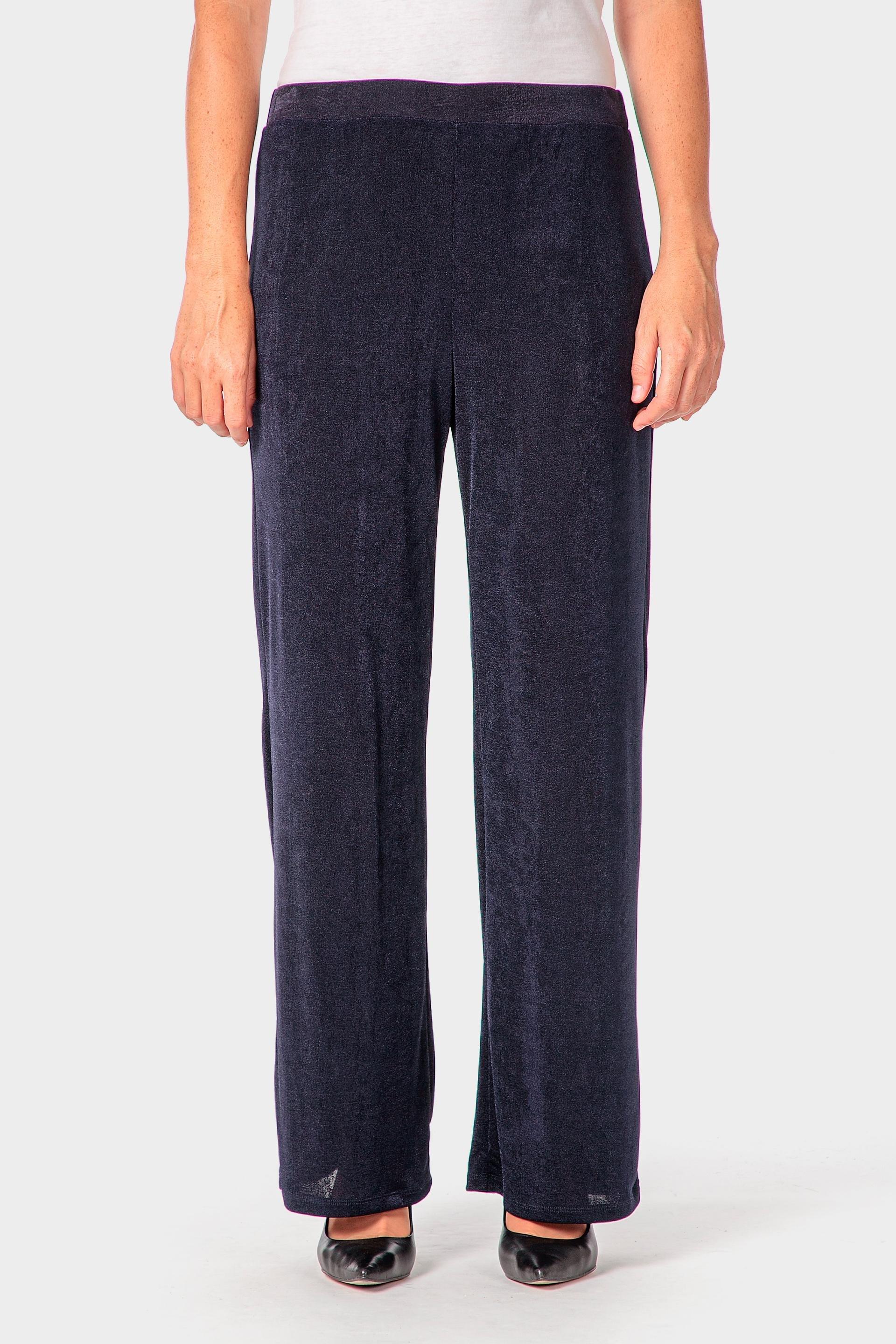 بنطال بقصة عريضة، كحلي, Blue Navy, medium