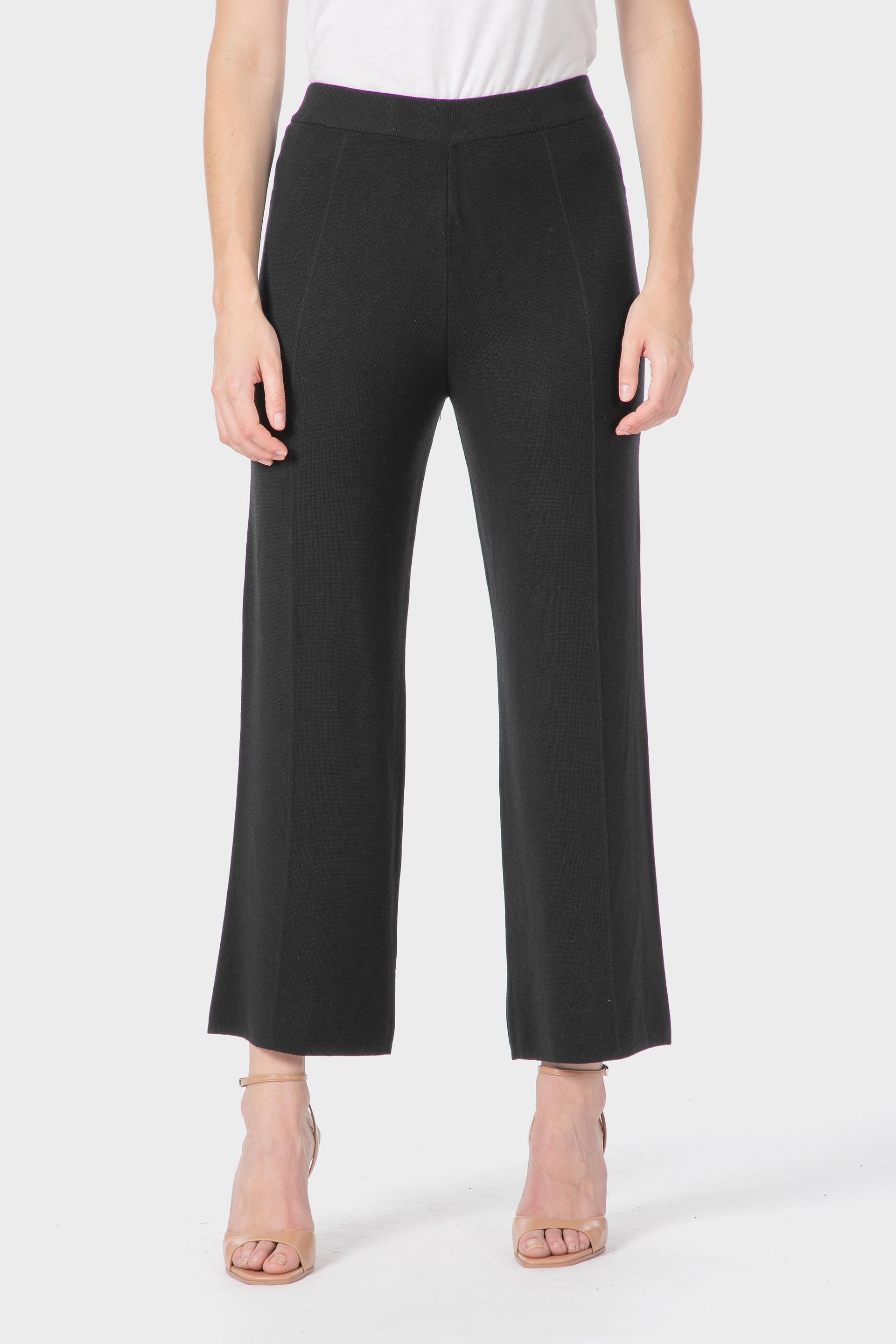 Black Wide Trousers, 3701_120, medium