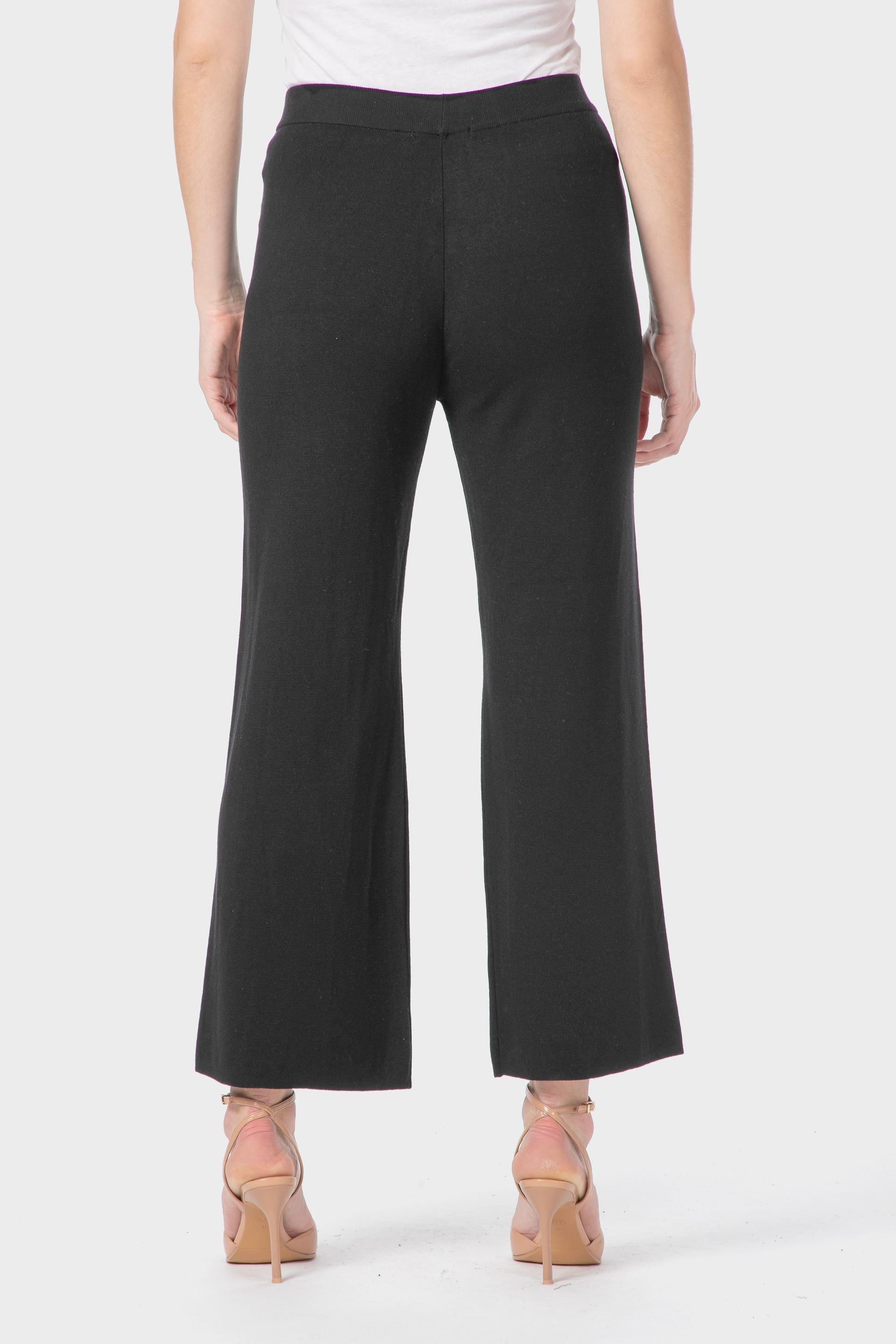 Black Wide Trousers, 3701_120, medium