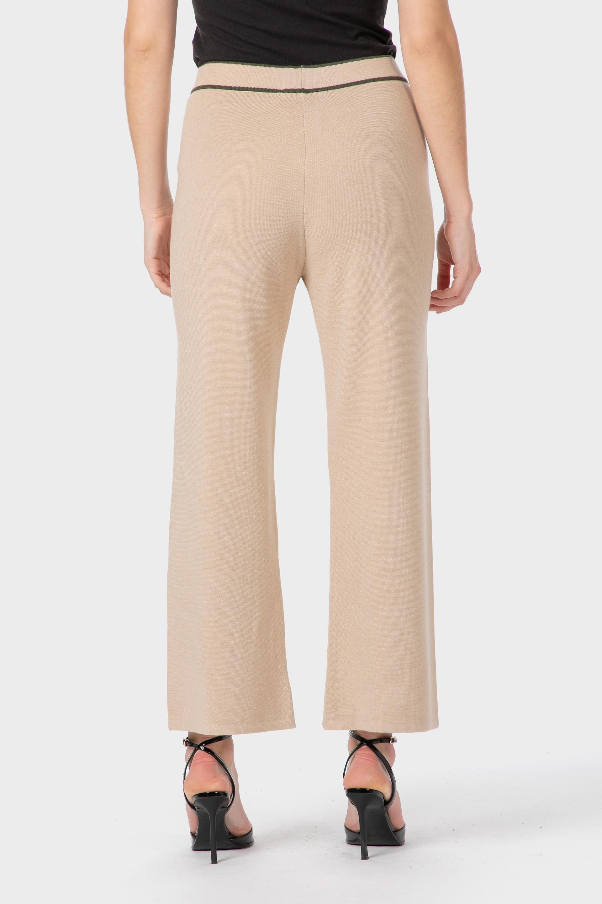 بنطال تريكو، بيج, Beige, large image number 1