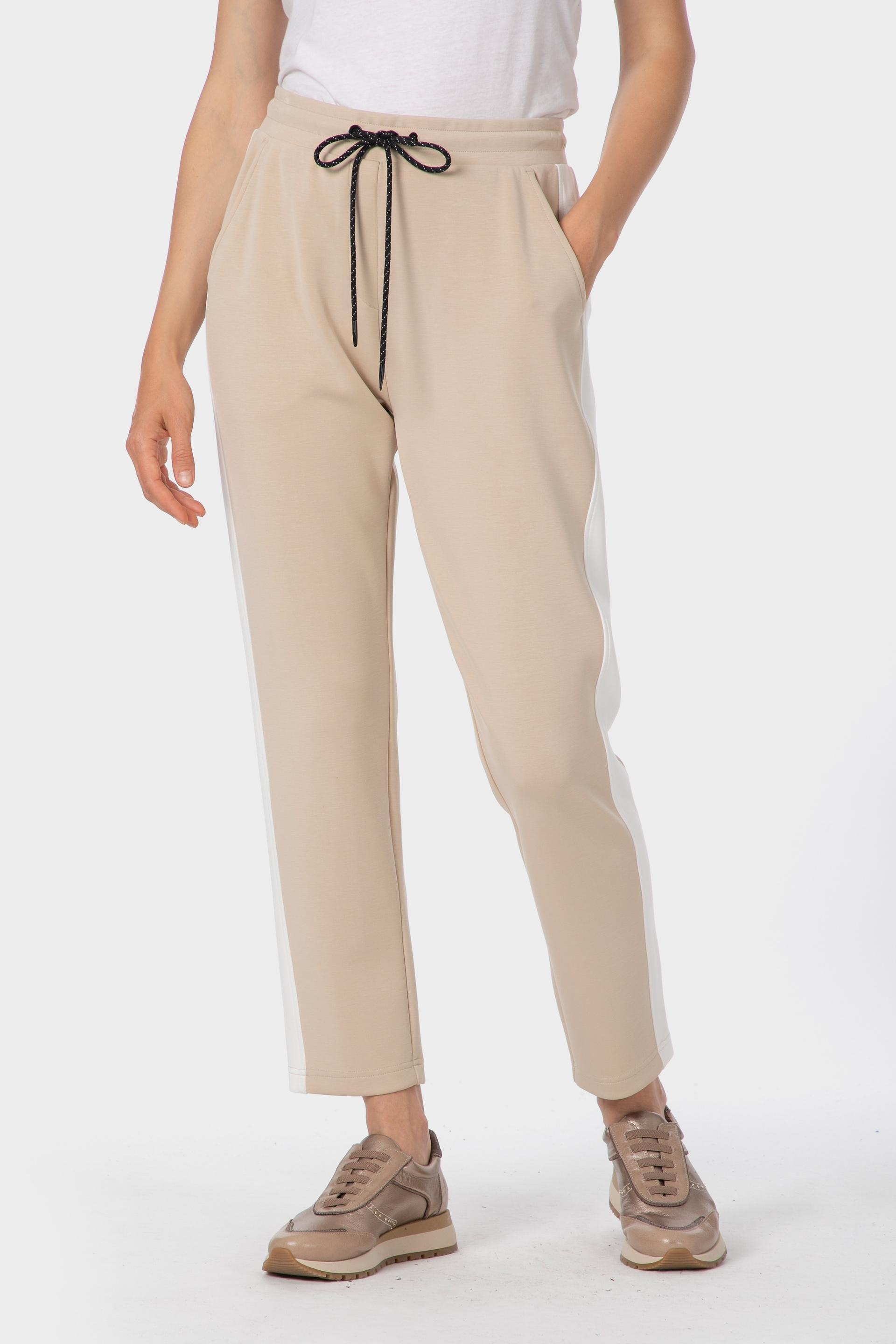 Beige Comfy Trousers, , large image number 0