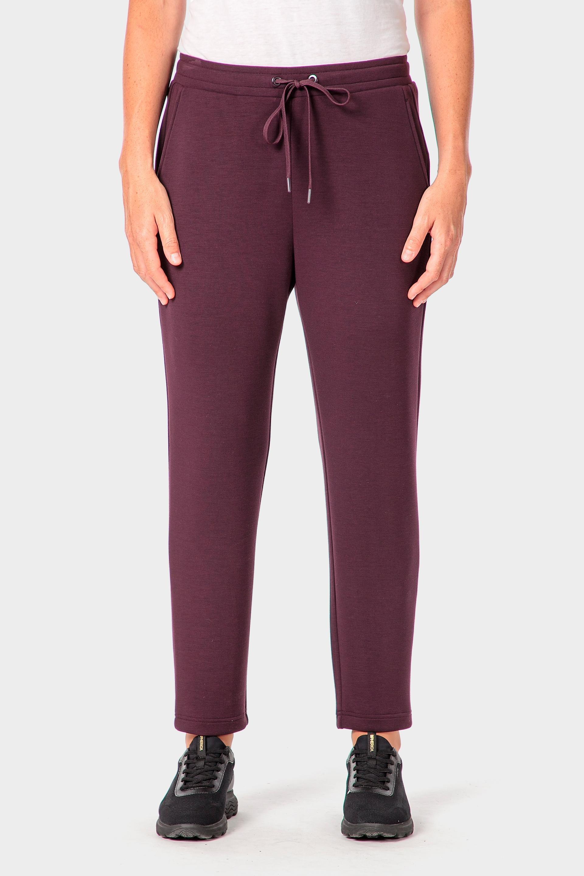 Burgundy Comfy Trousers, Purple, medium