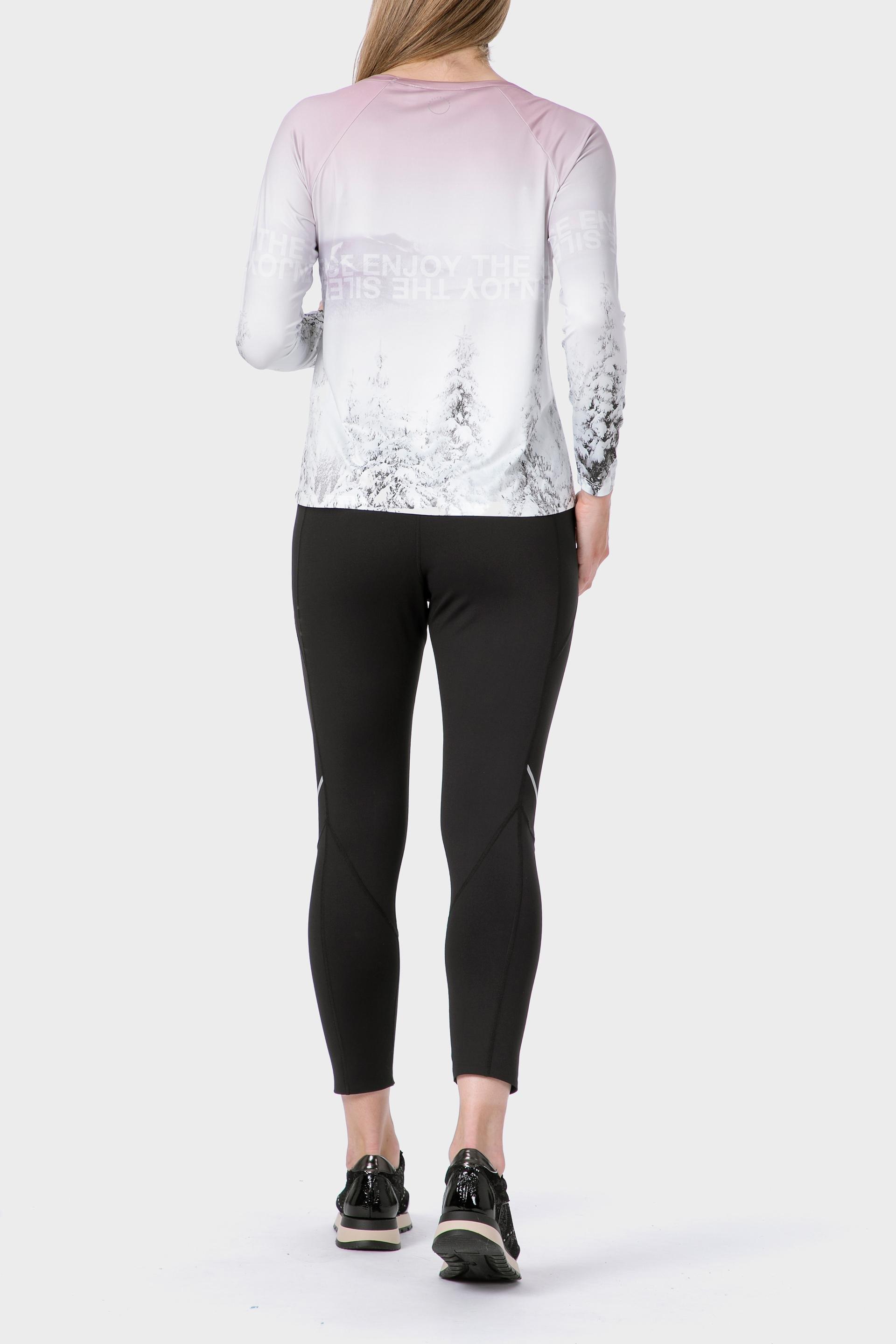 Black Elastic Waist Leggings, 3701_120, large image number 4