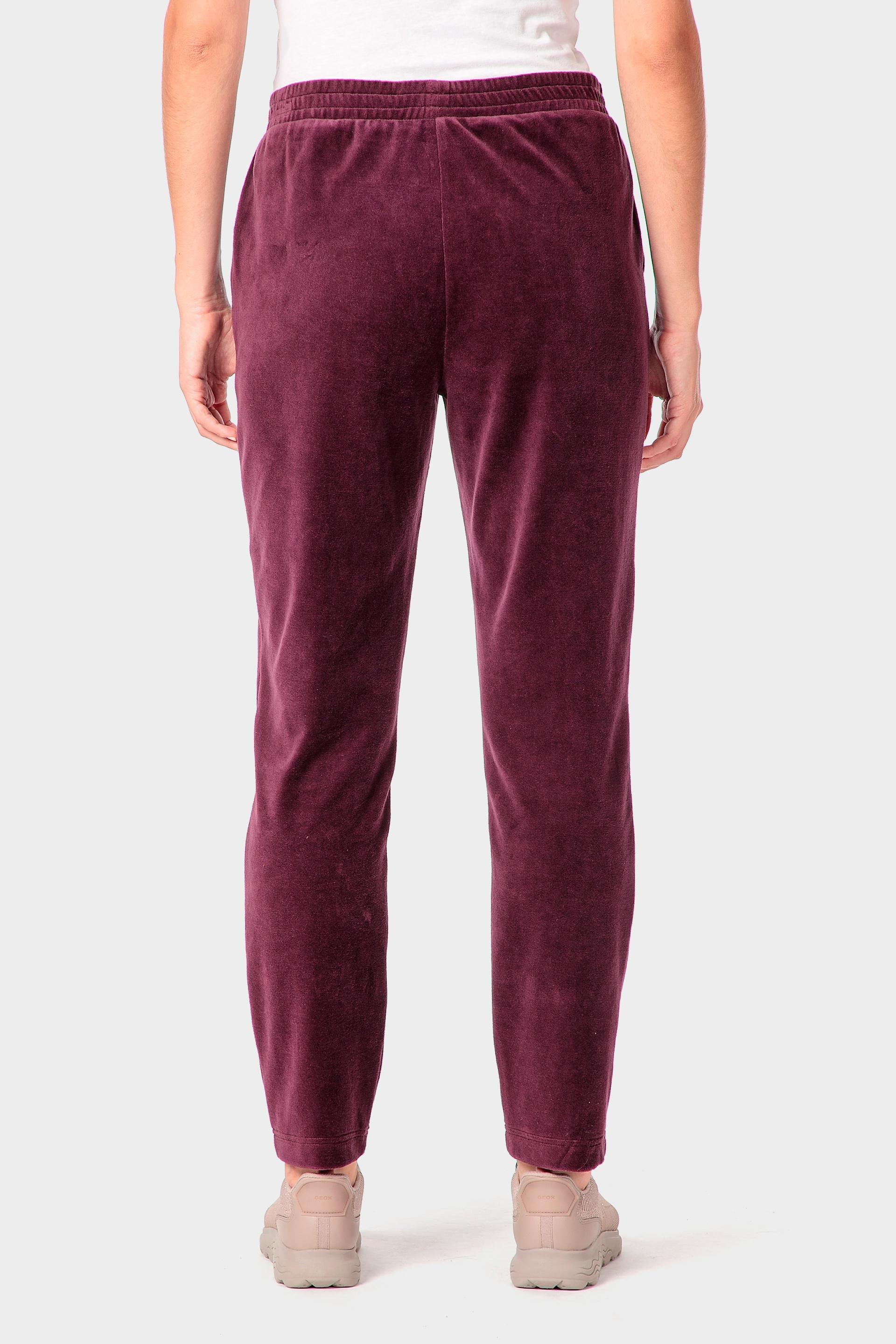 Burgundy Suede Trousers, Purple Auvergine, large image number 2