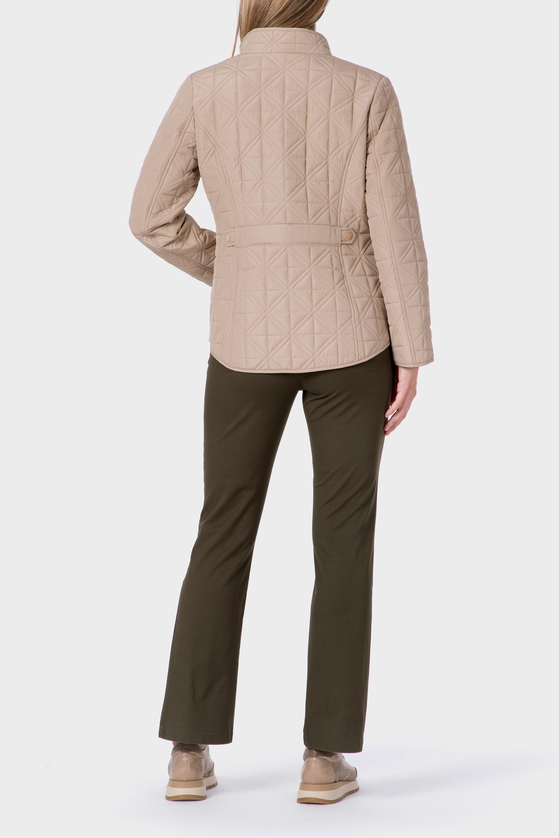 Beige Padded Parka, , large image number 3