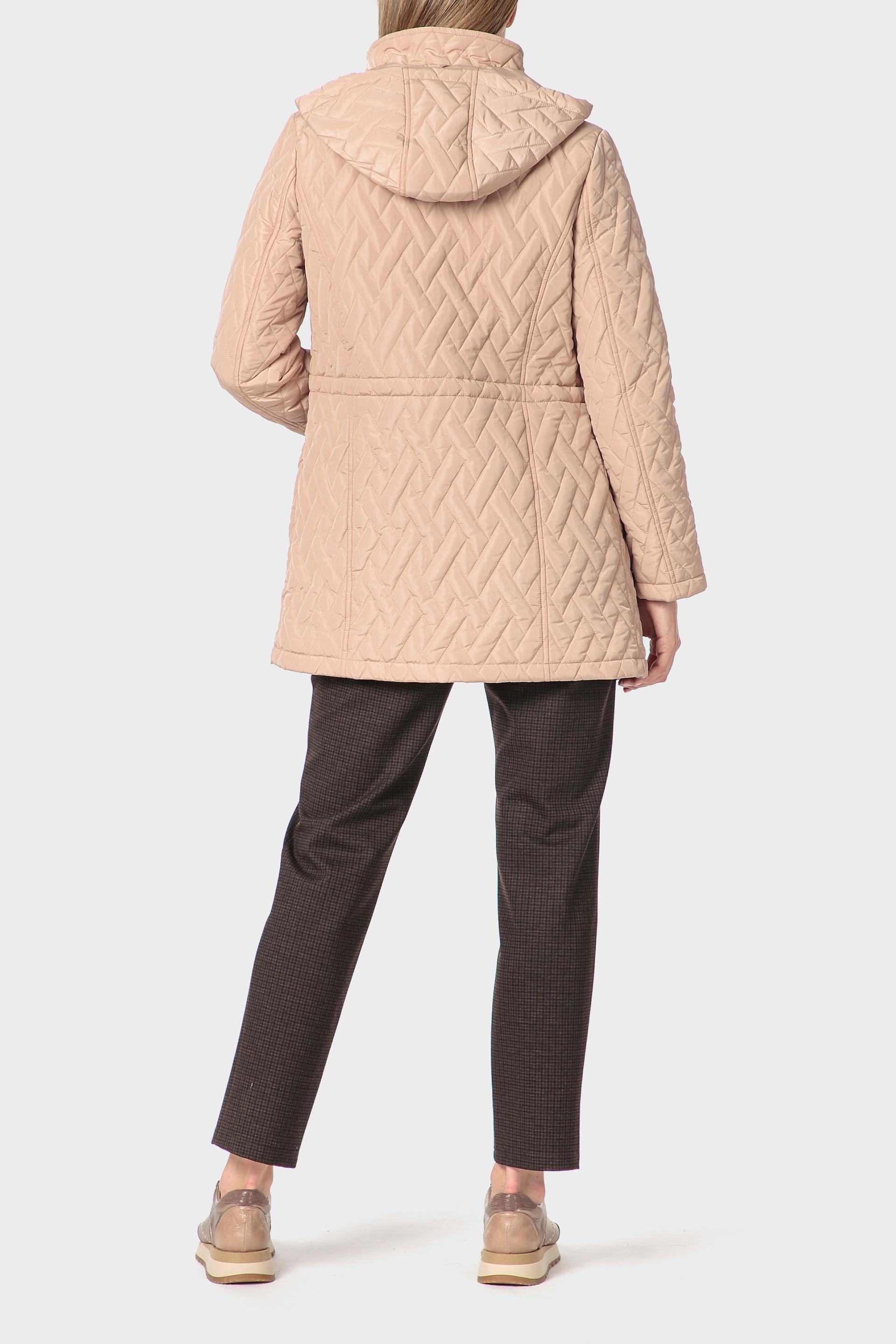 Beige Padded Parka, 3701_126, large image number 3