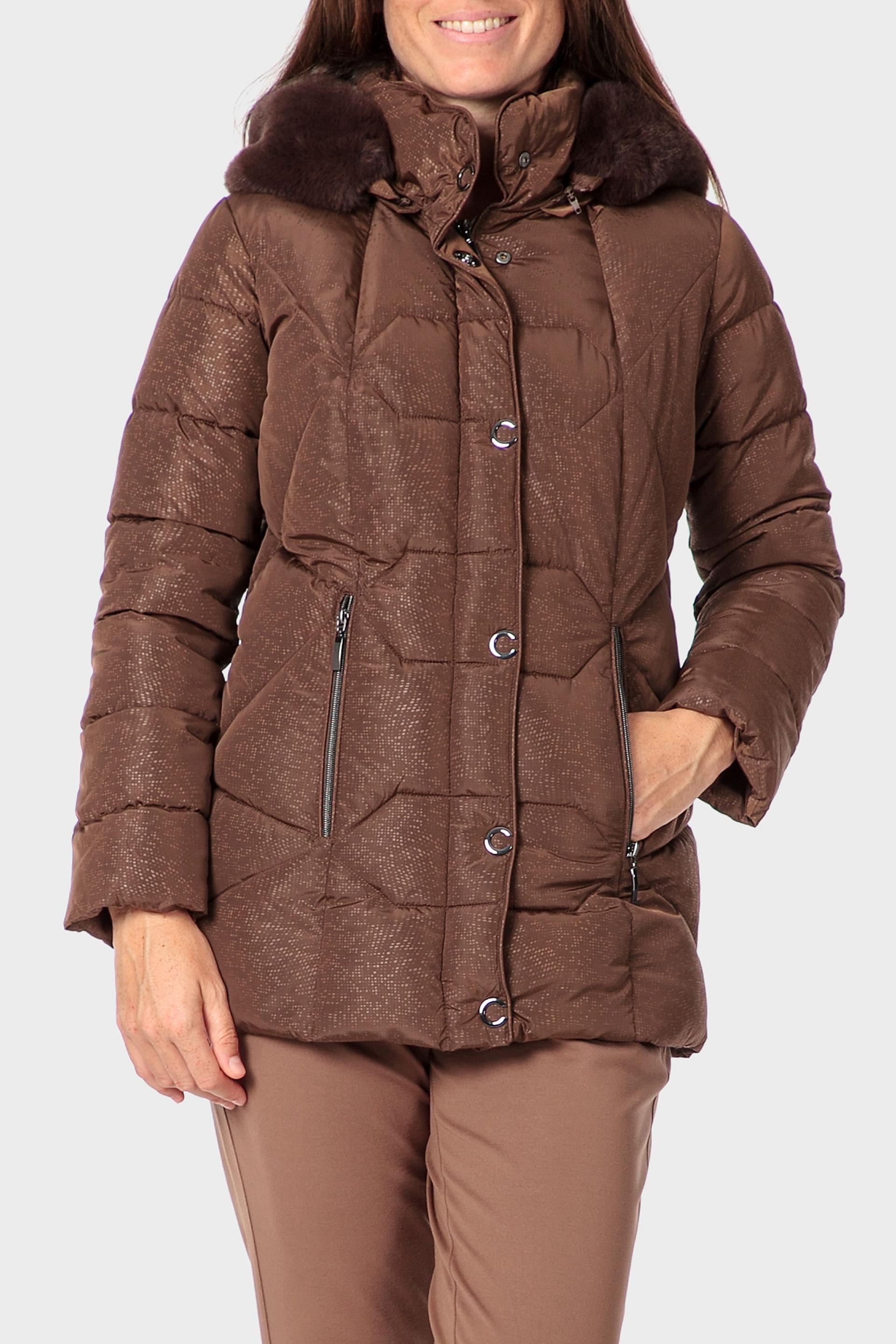 Brown Fantasy Parka, Brown, large image number 0