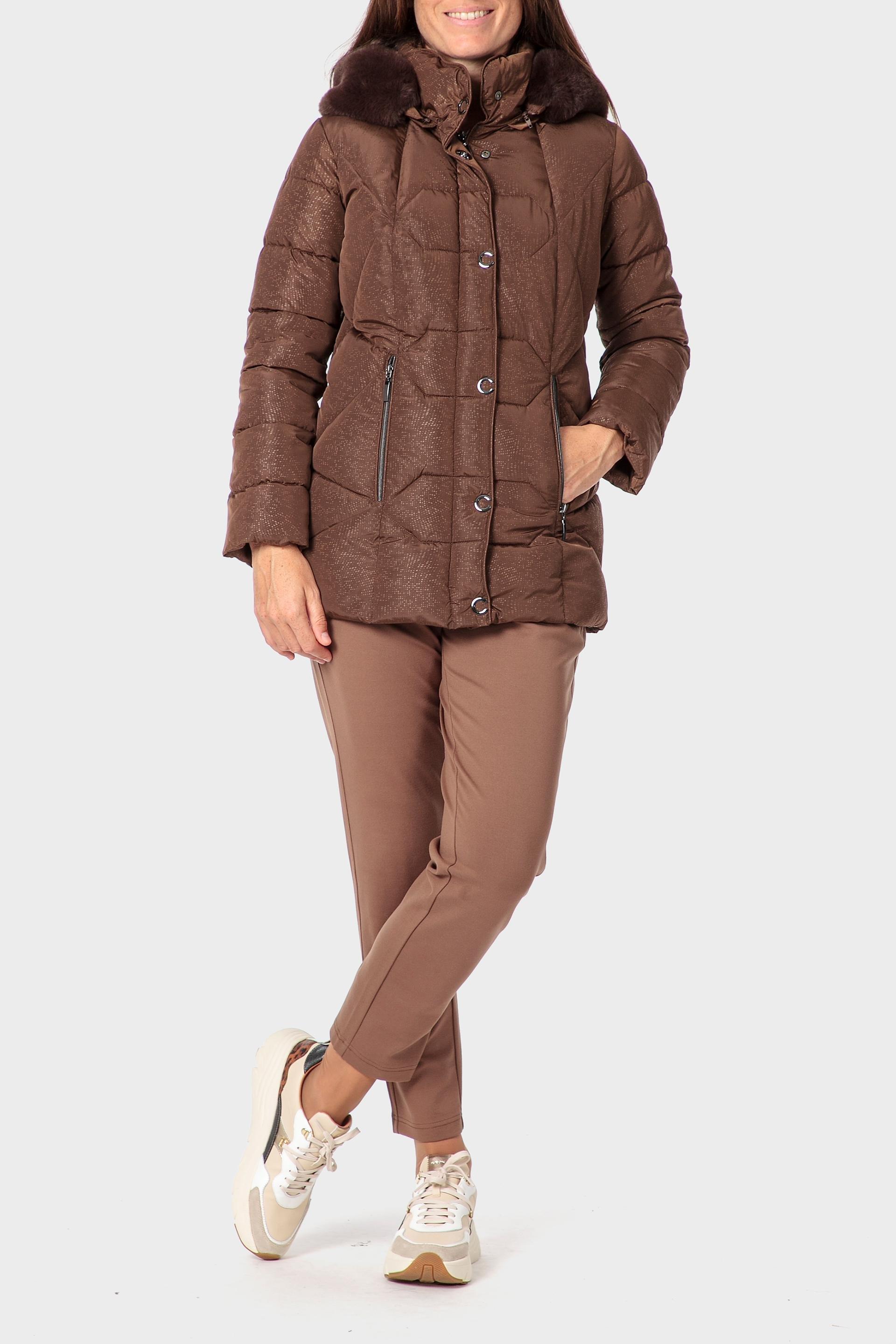 Brown Fantasy Parka, Brown, large image number 1