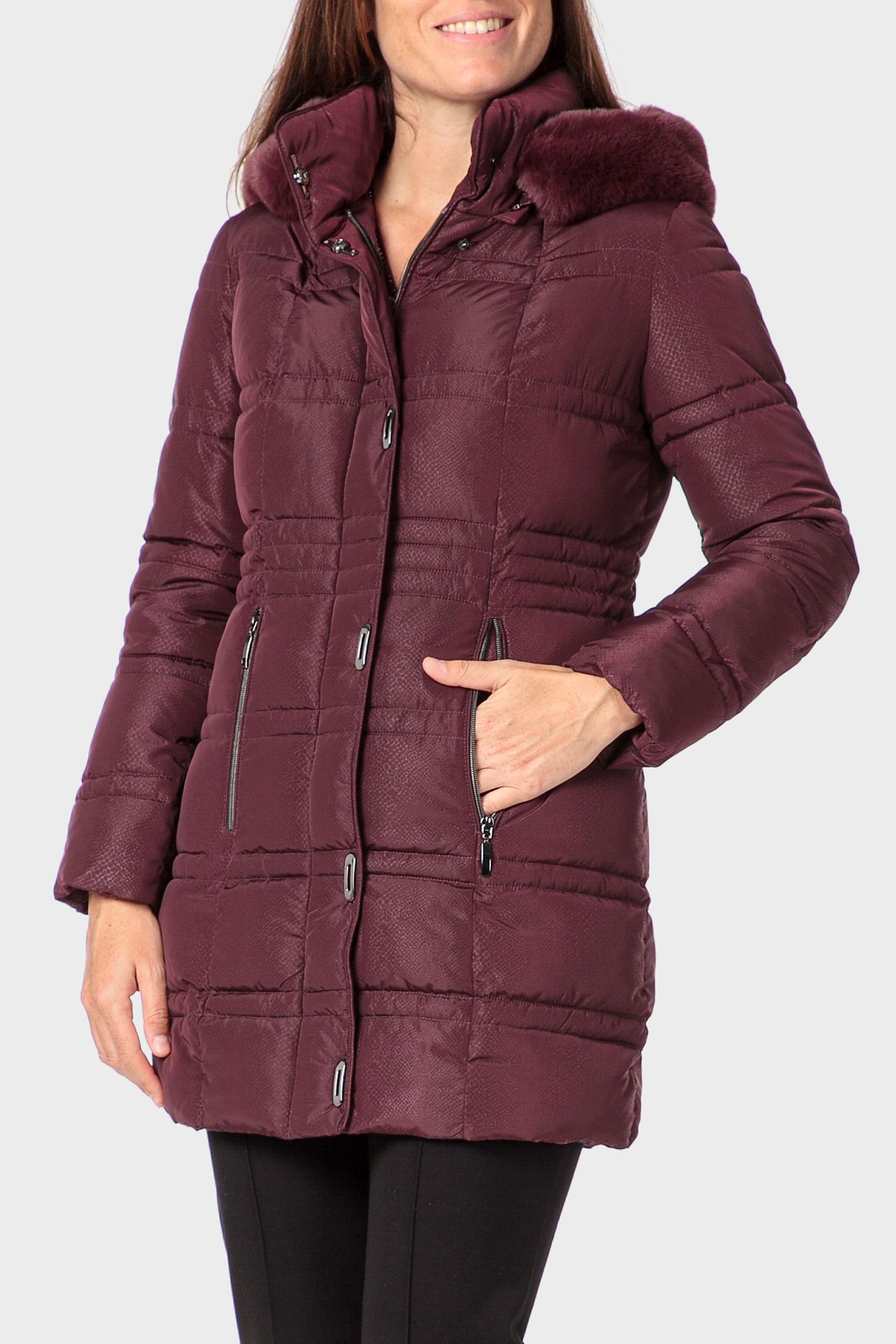 Burgundy Fantasy Parka, Red Dark, medium