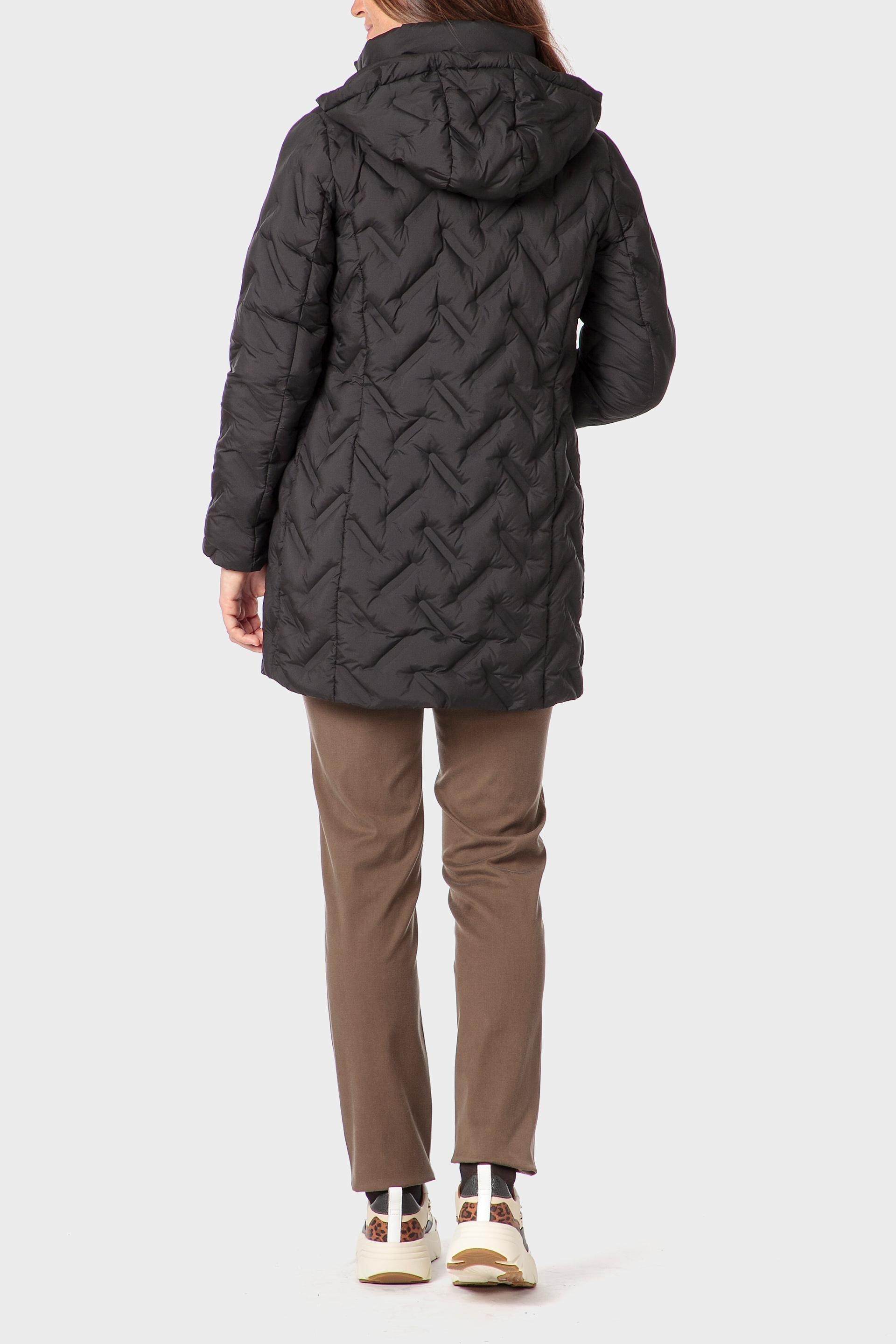 Black Parka With Hood, 3701_120, large image number 3