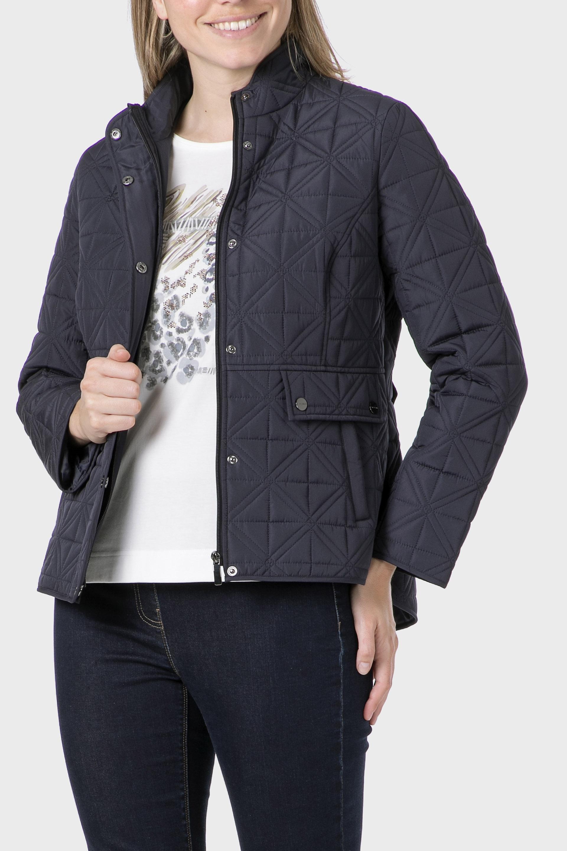 جاكيت باركا مبطن، أسود, Blue Navy, medium