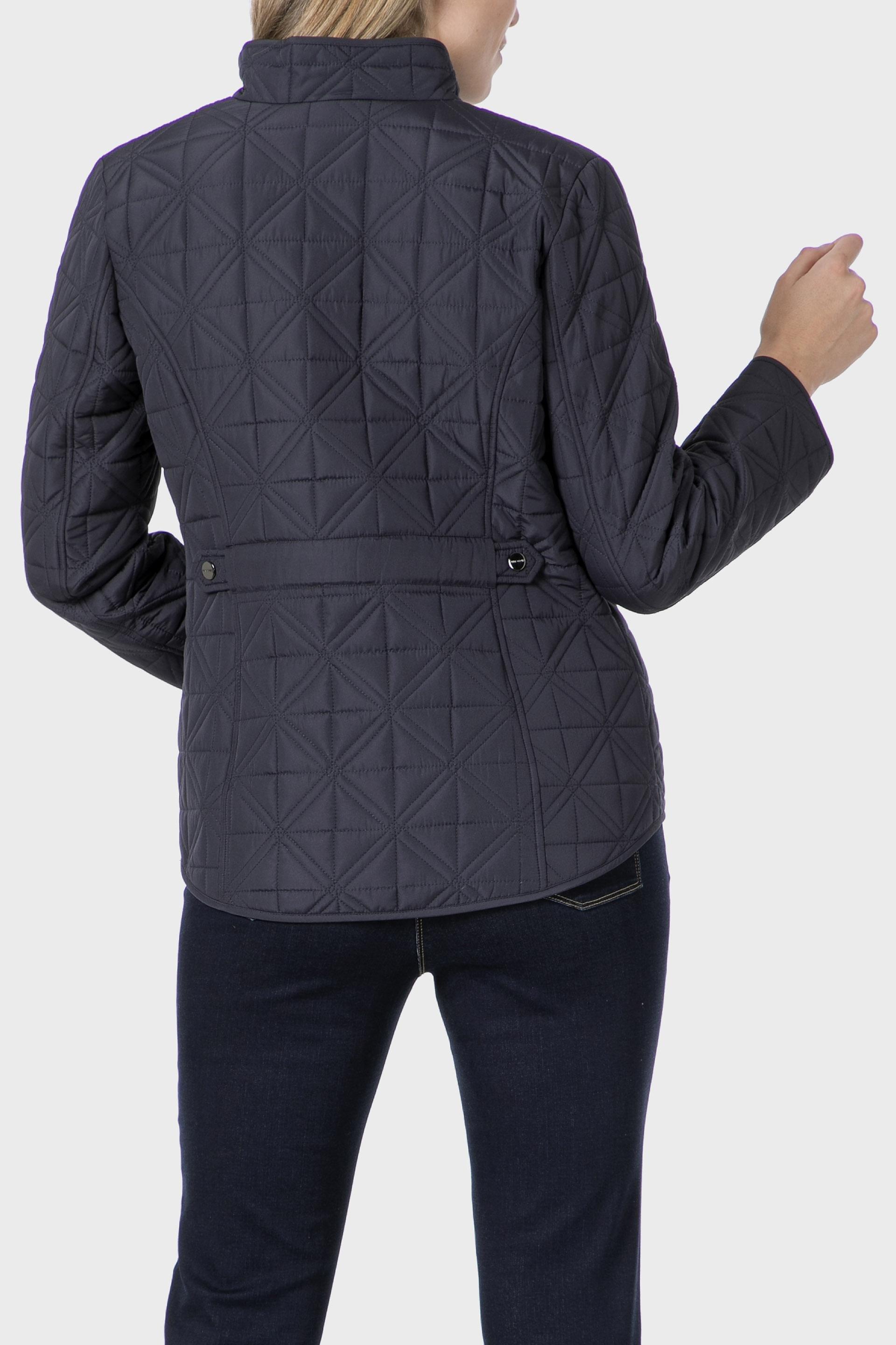 Black Padded Parka, Blue Navy, large image number 2