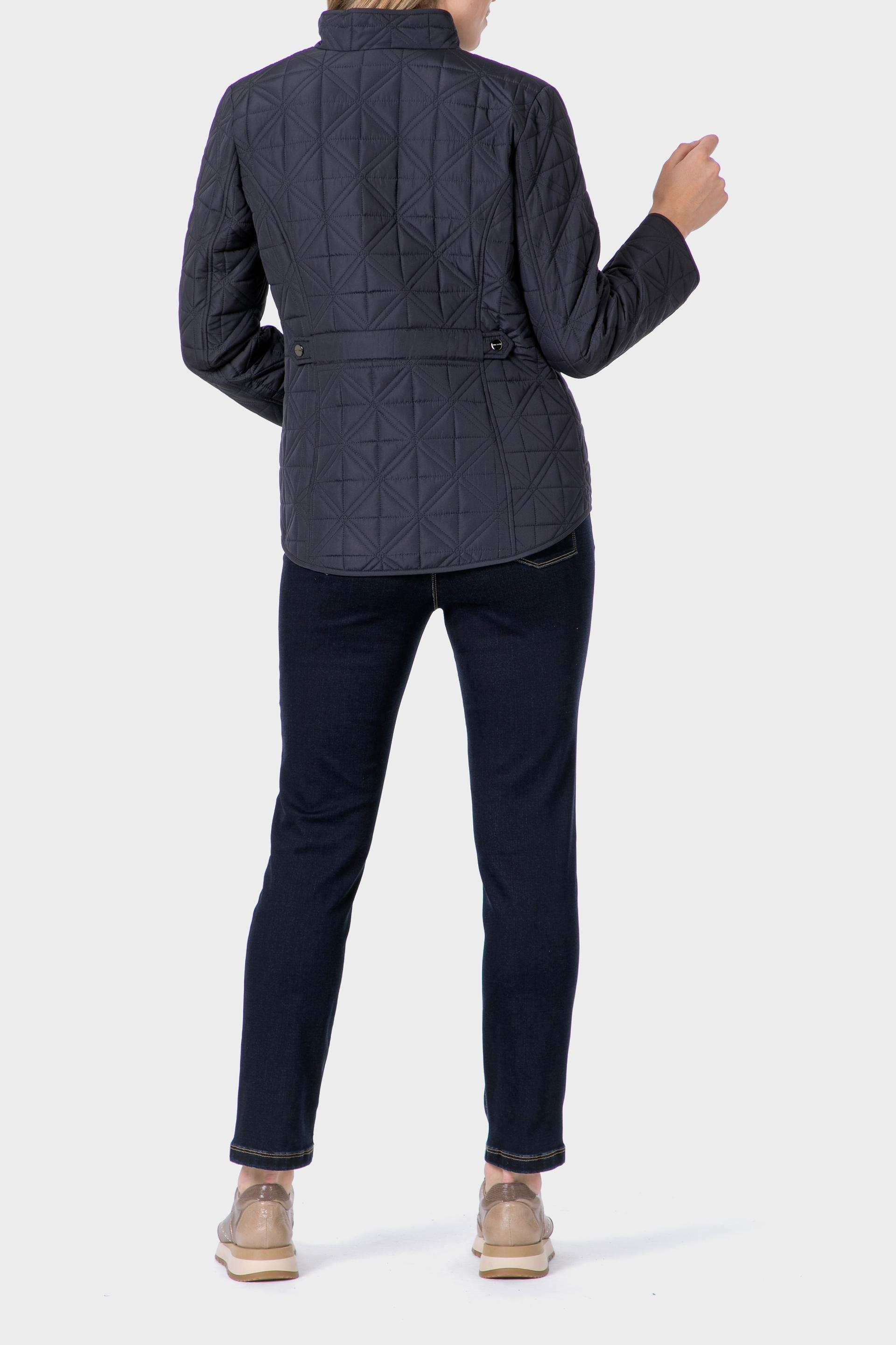 Black Padded Parka, Blue Navy, large image number 3