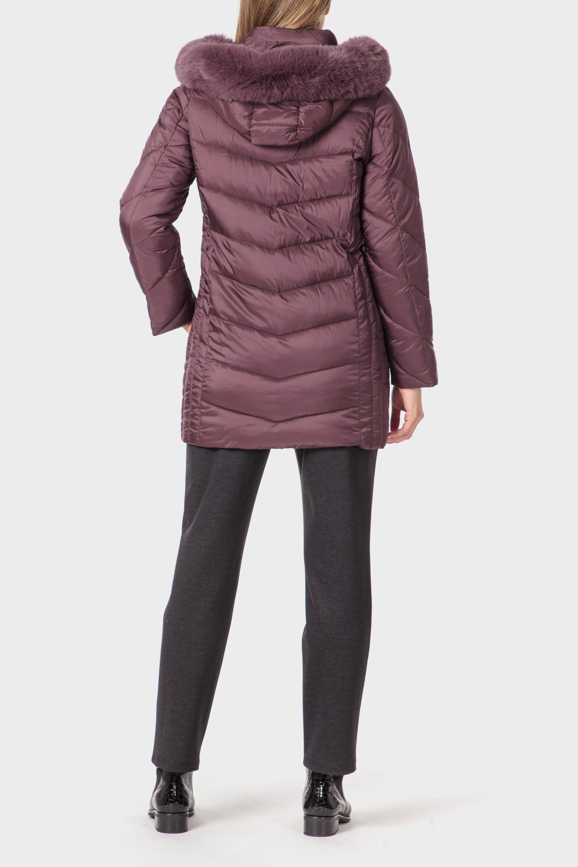 جاكيت باركا بغطاء للرأس، بنفسجي, 3701_143, large image number 3