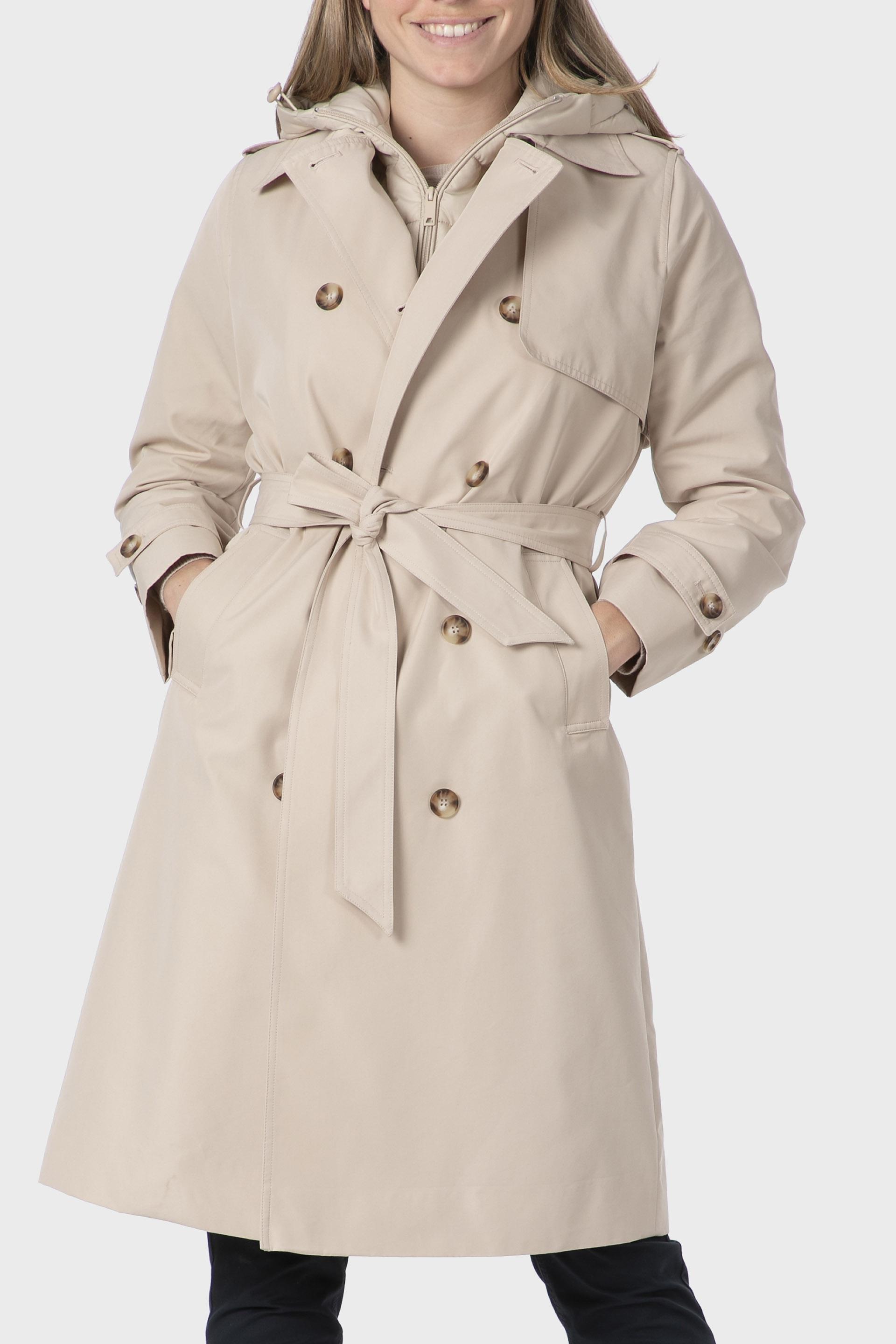 Beige Trench Coat, , large image number 0