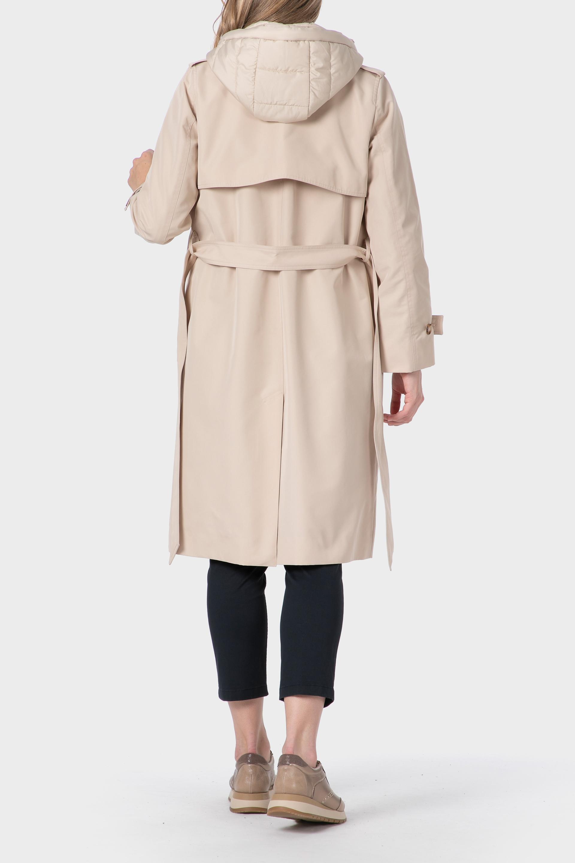 Beige Trench Coat, , large image number 4