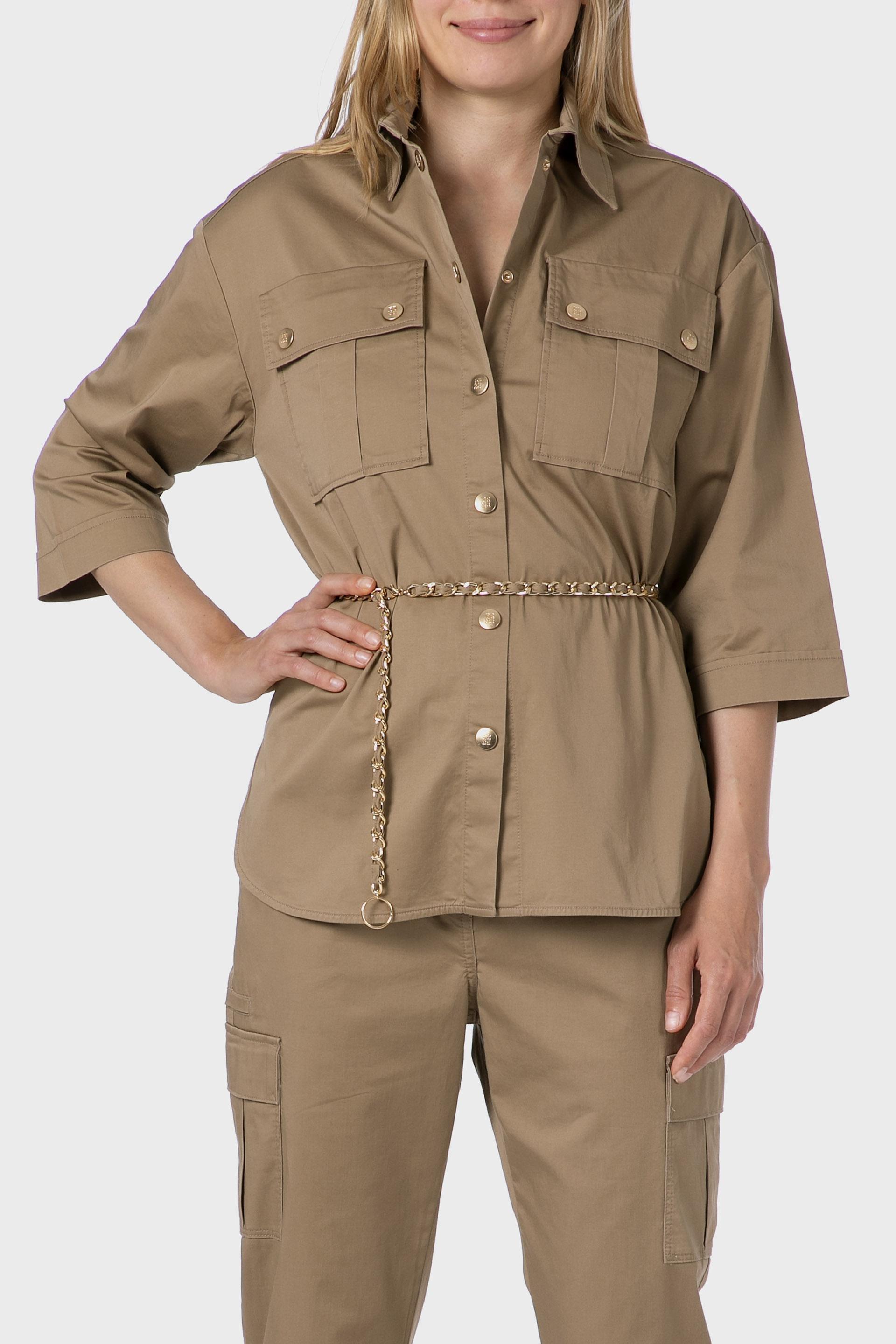 Brown Overshirt, 3701_341, large image number 3