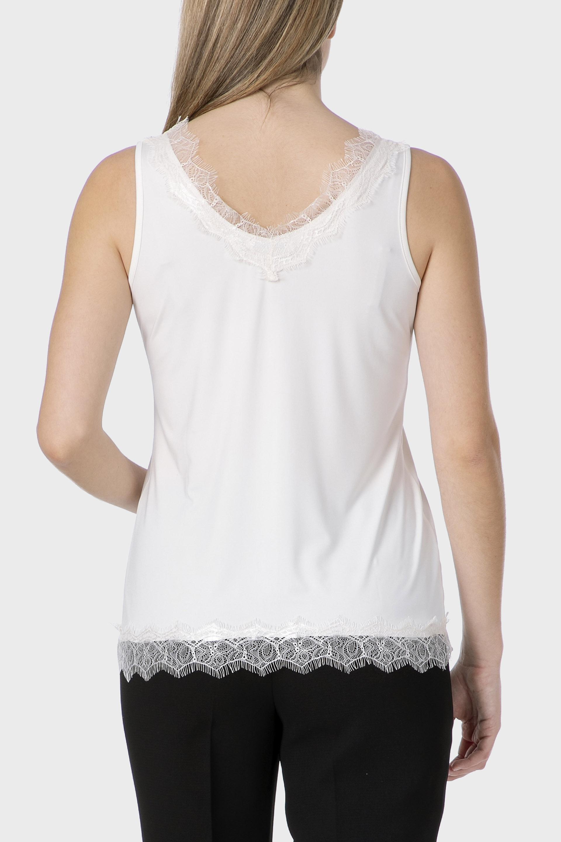 White Lace Top, White Off White, medium
