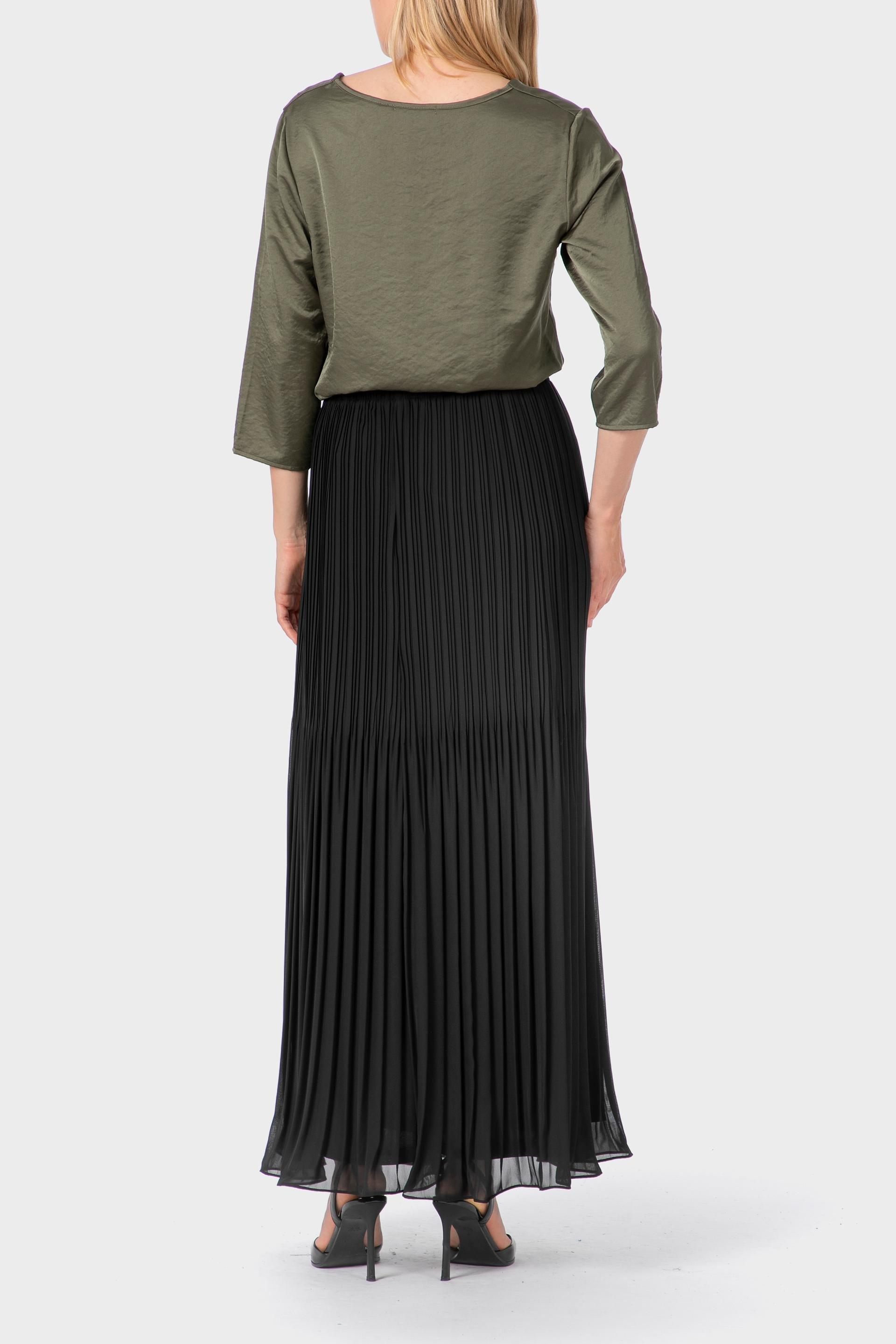 Khaki Round Neck Top, , large image number 2