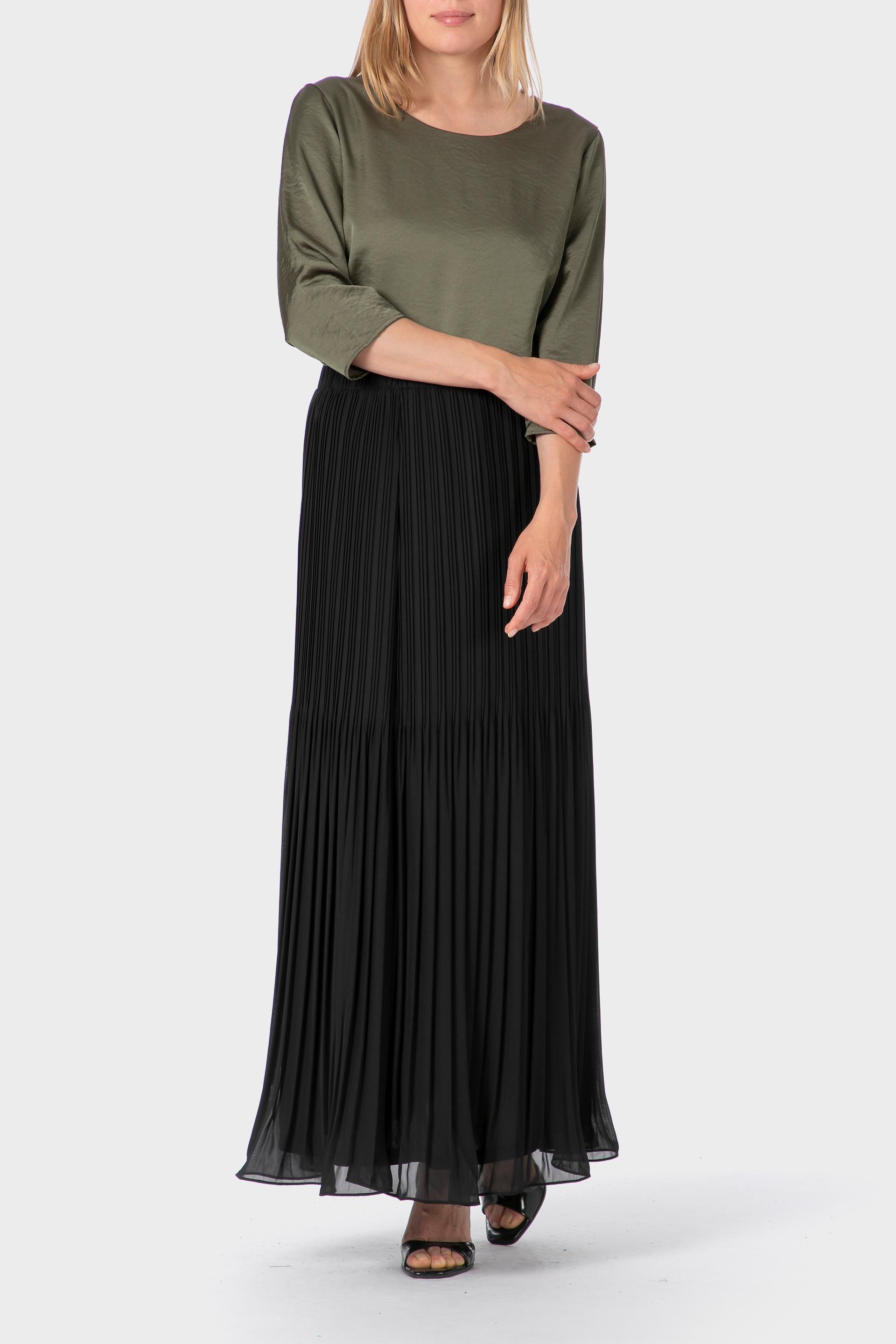 Khaki Round Neck Top, , large image number 3