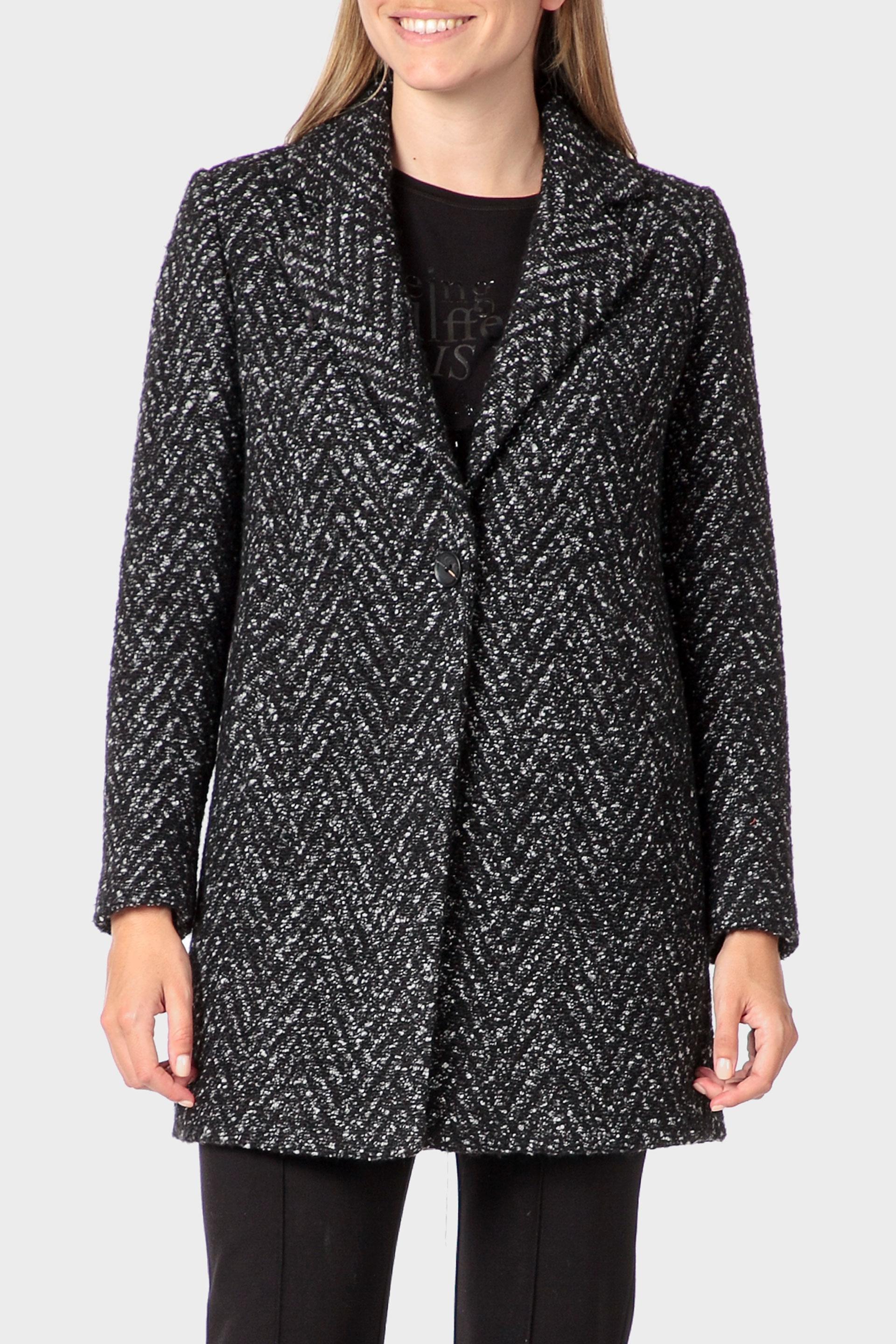 Black Fantasy Coat, Black, medium