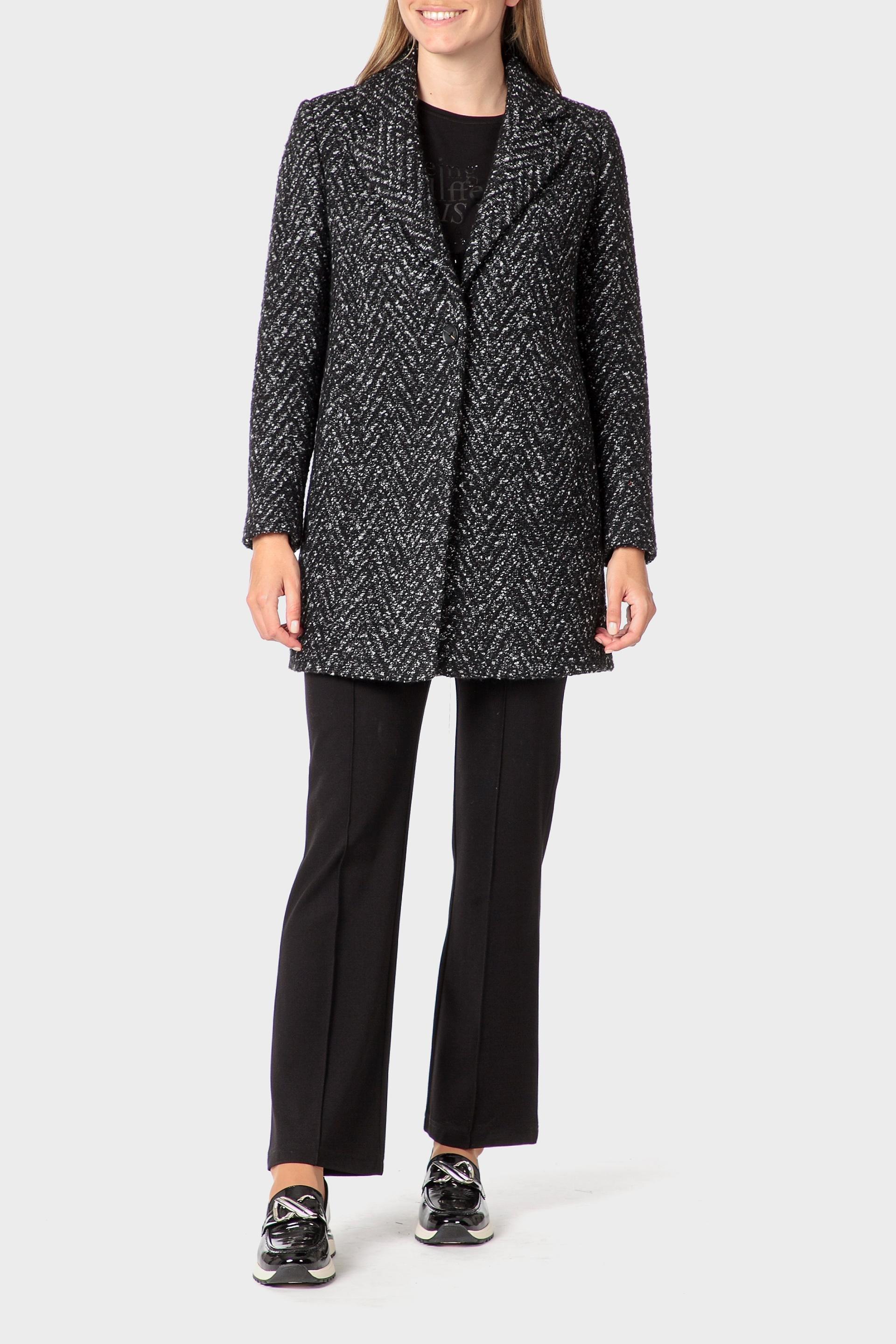 Black Fantasy Coat, Black, medium