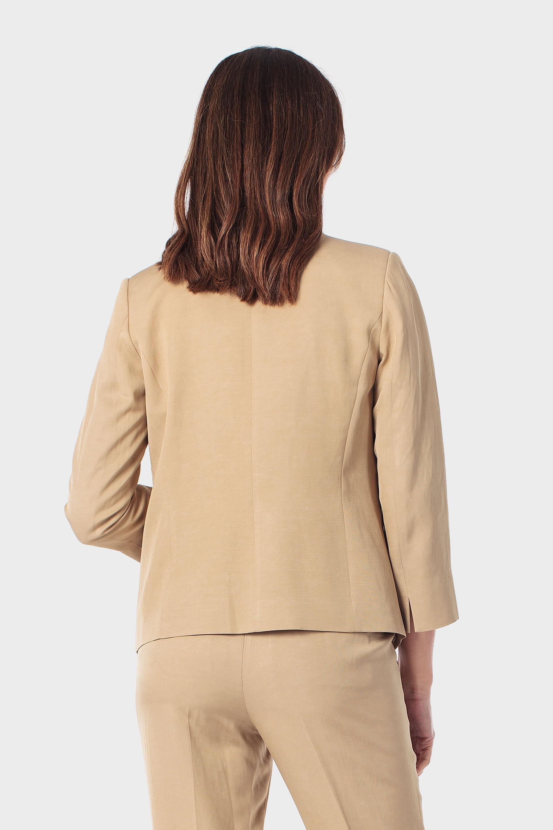 Beige Casual Blazer, 3701_148, large image number 2