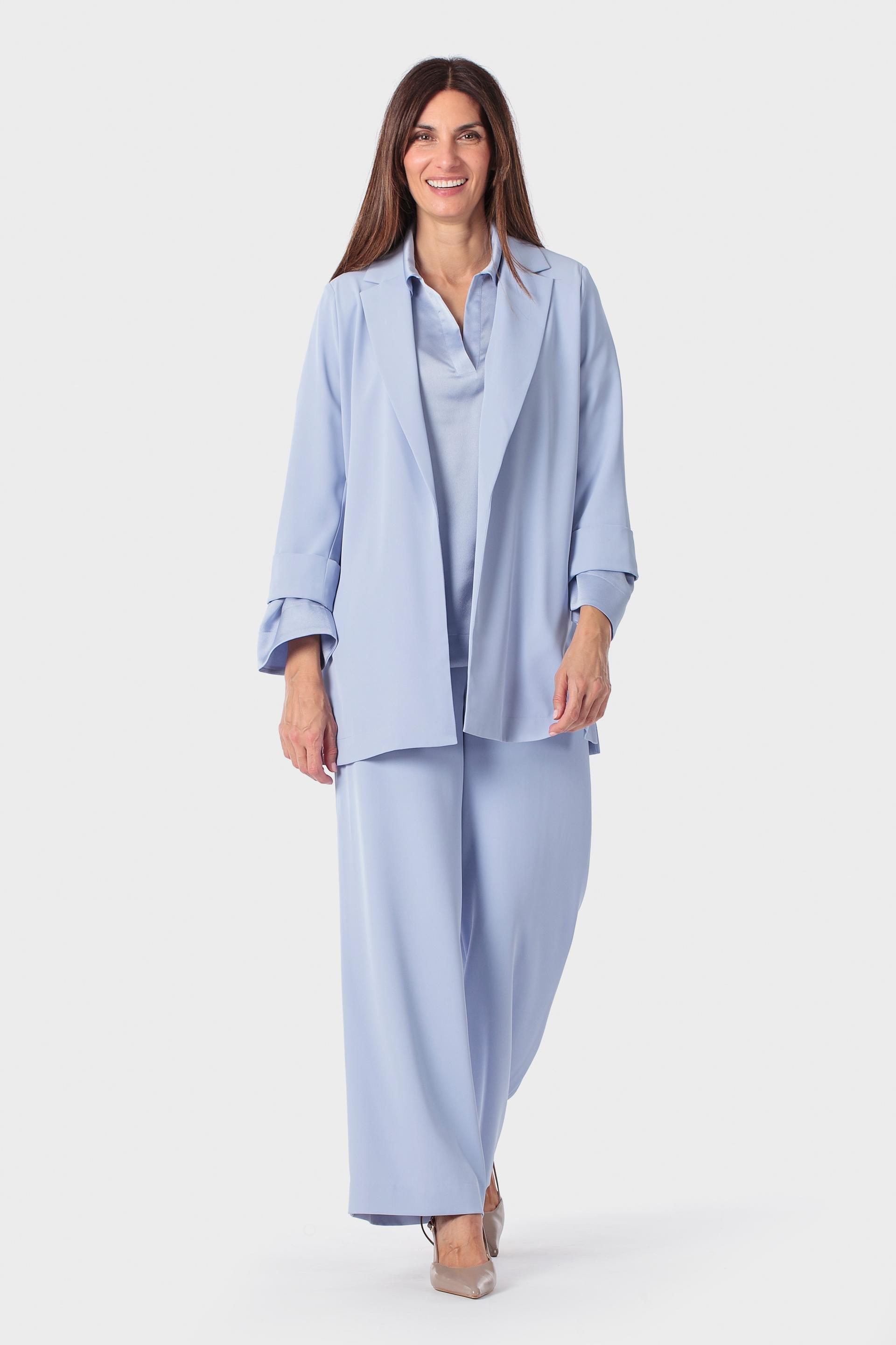 Blue Long Blazer, 3701_399, large image number 1