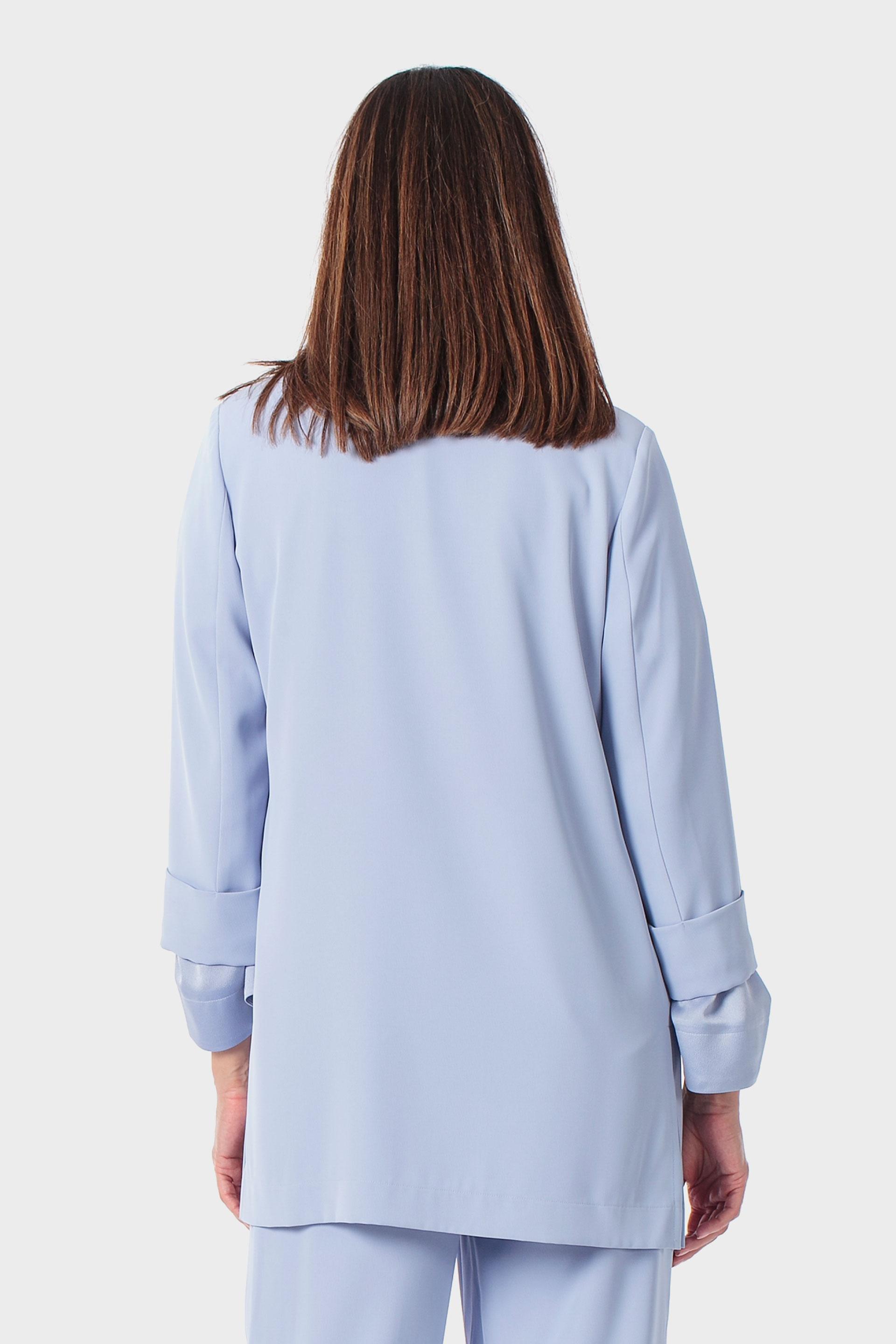 Blue Long Blazer, 3701_399, large image number 2