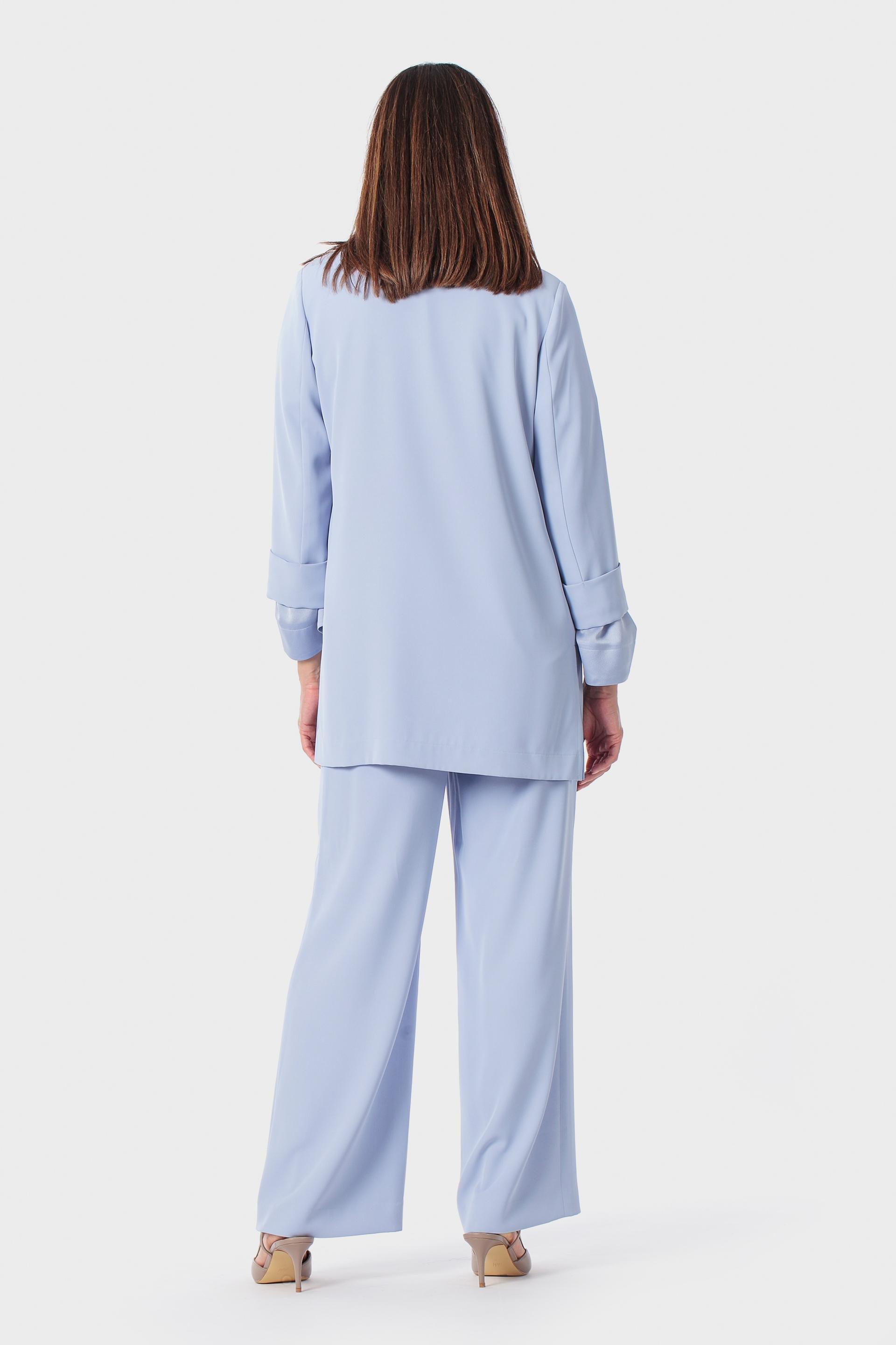 Blue Long Blazer, 3701_399, large image number 3