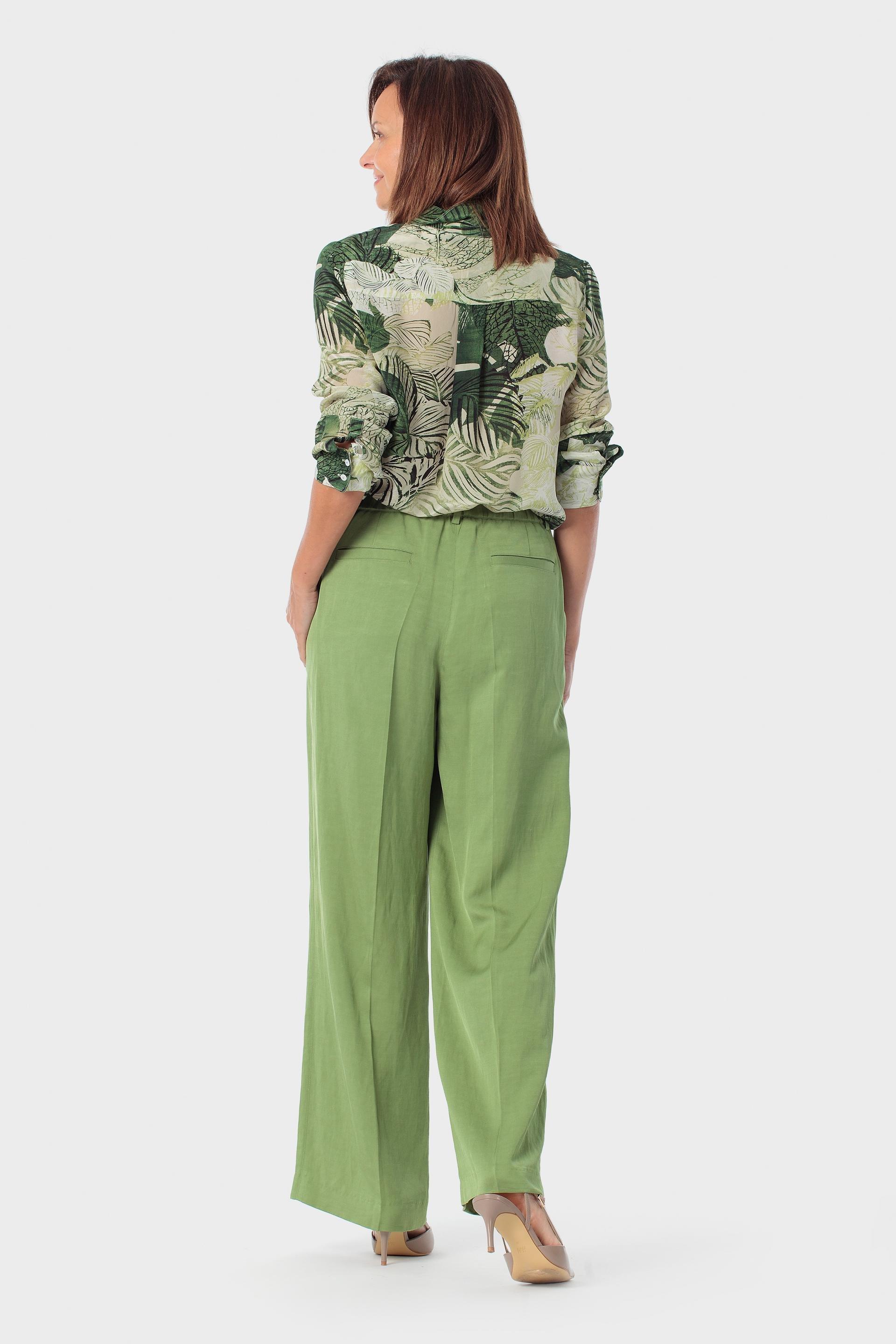 Green Leaf Printed Shirt, Green Forest, large image number 3