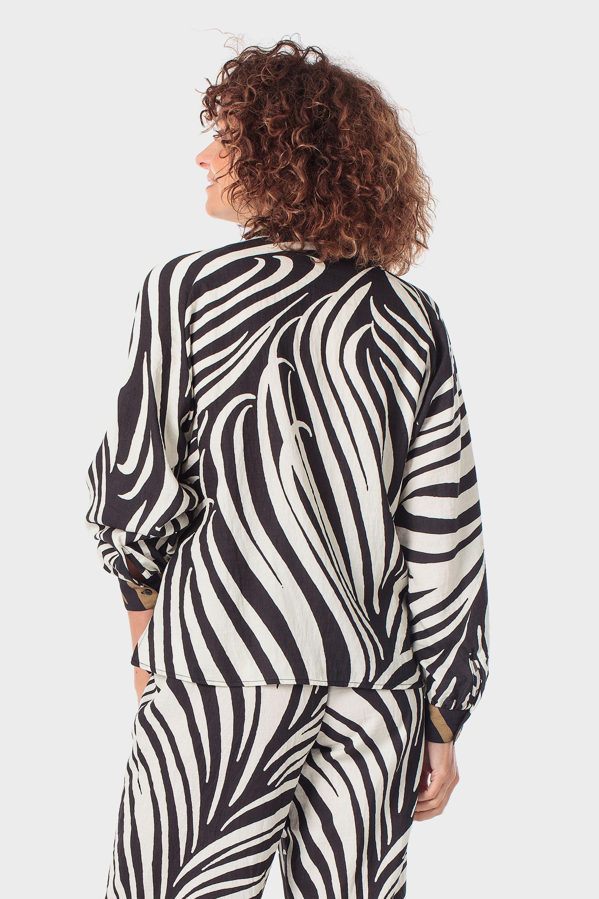 قميص بطبعة، أسود, Black, large image number 2