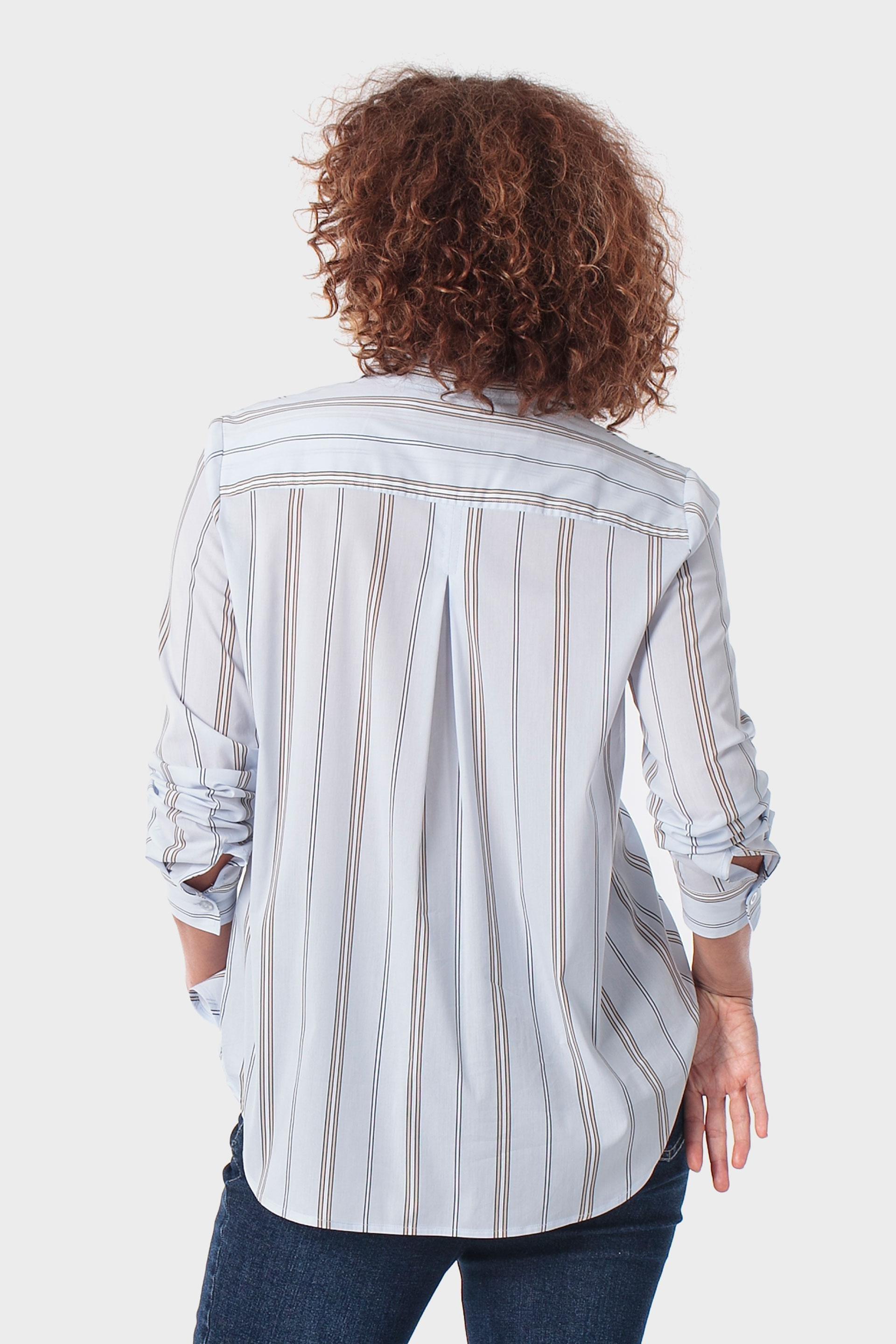 Blue Striped Shirt, 3701_125, large image number 2