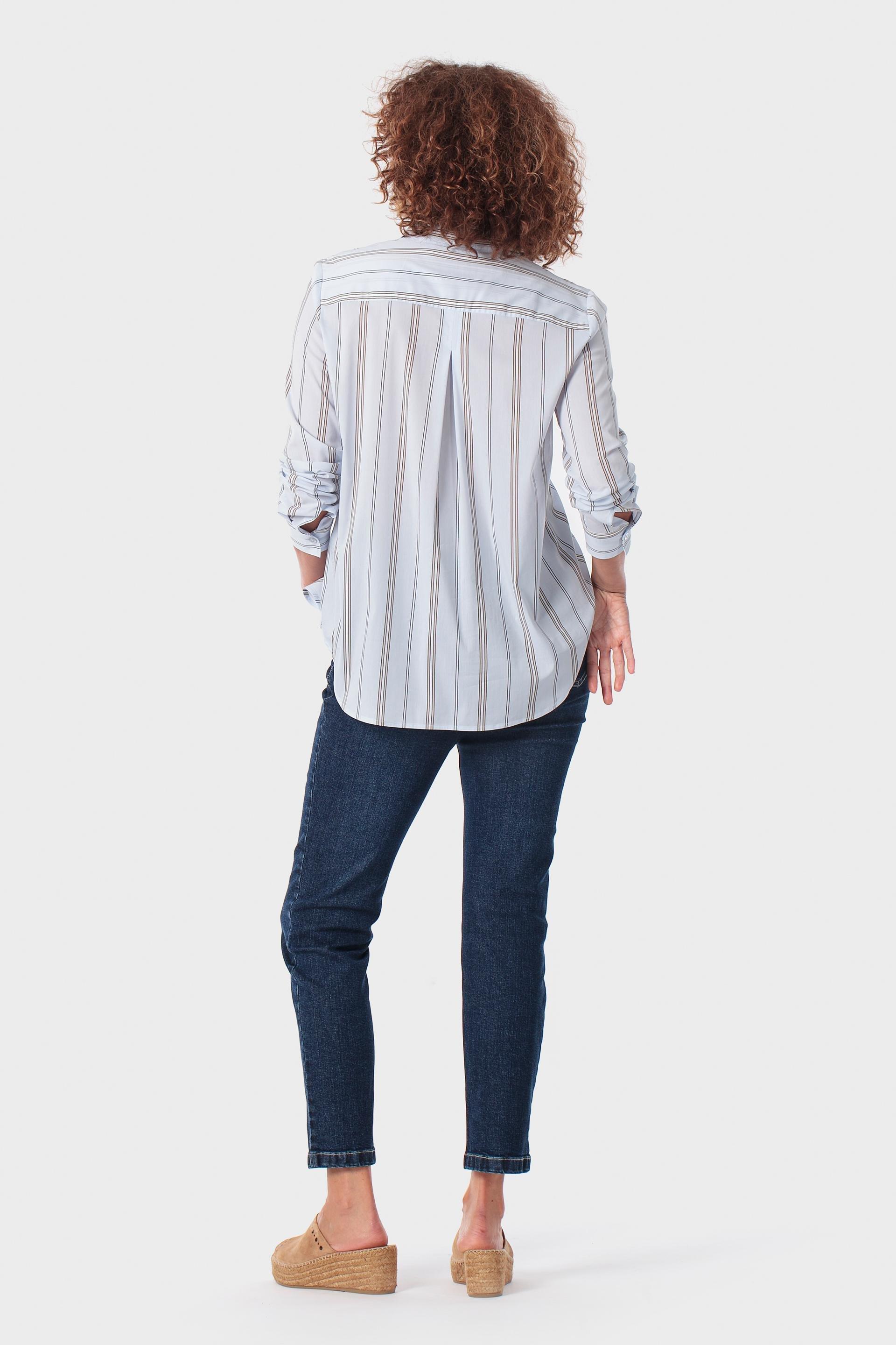 قميص مخطط أزرق, 3701_125, large image number 3