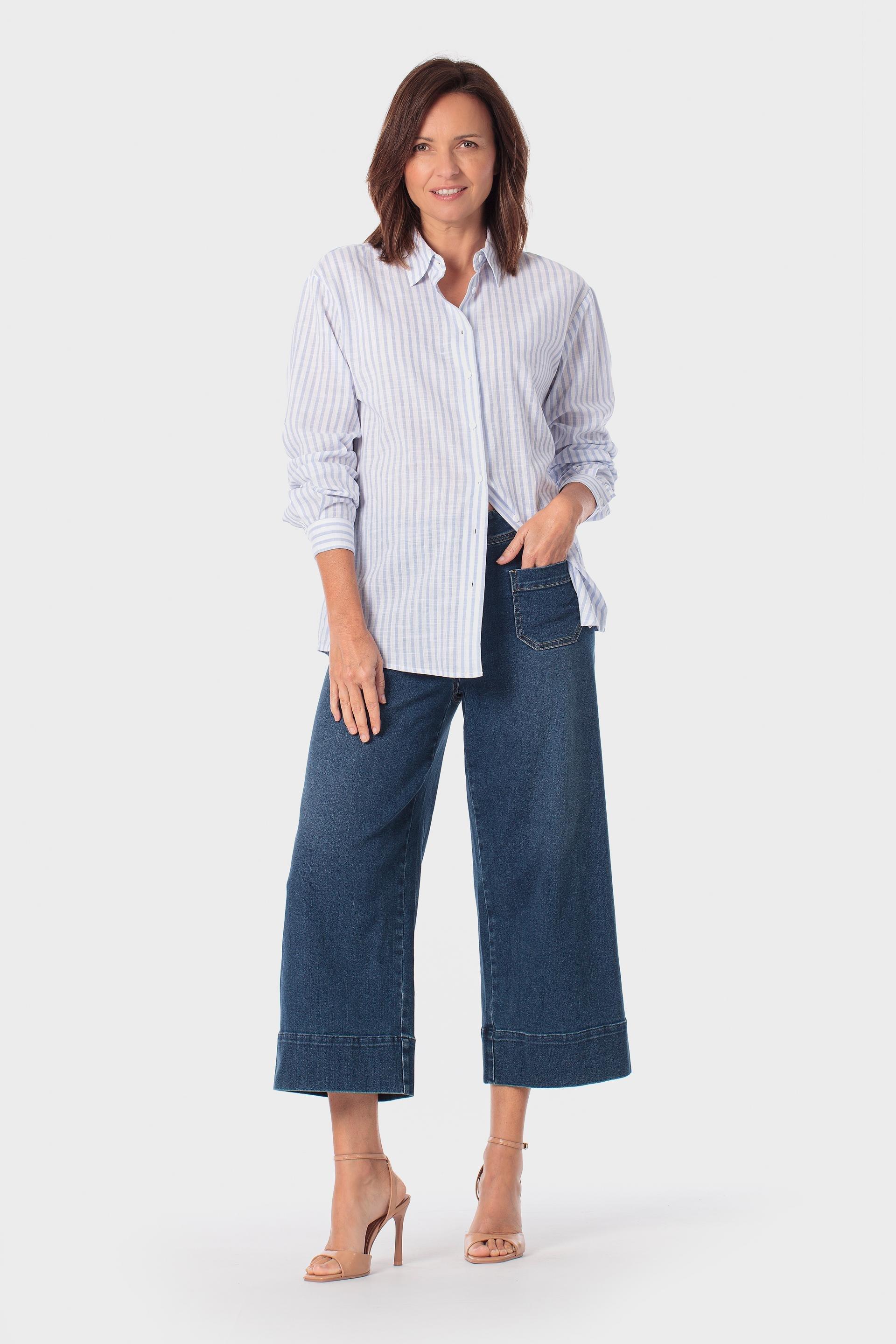 Blue Striped Shirt, Blue Porcelain, large image number 1