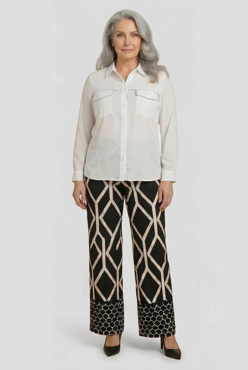 قميص فانتازي أبيض, White, large
