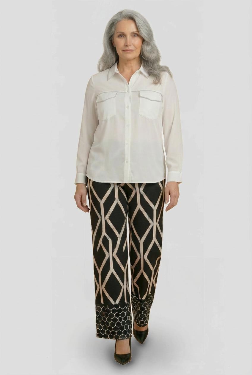 White Fantasy Shirt, 3701_102, large image number 4