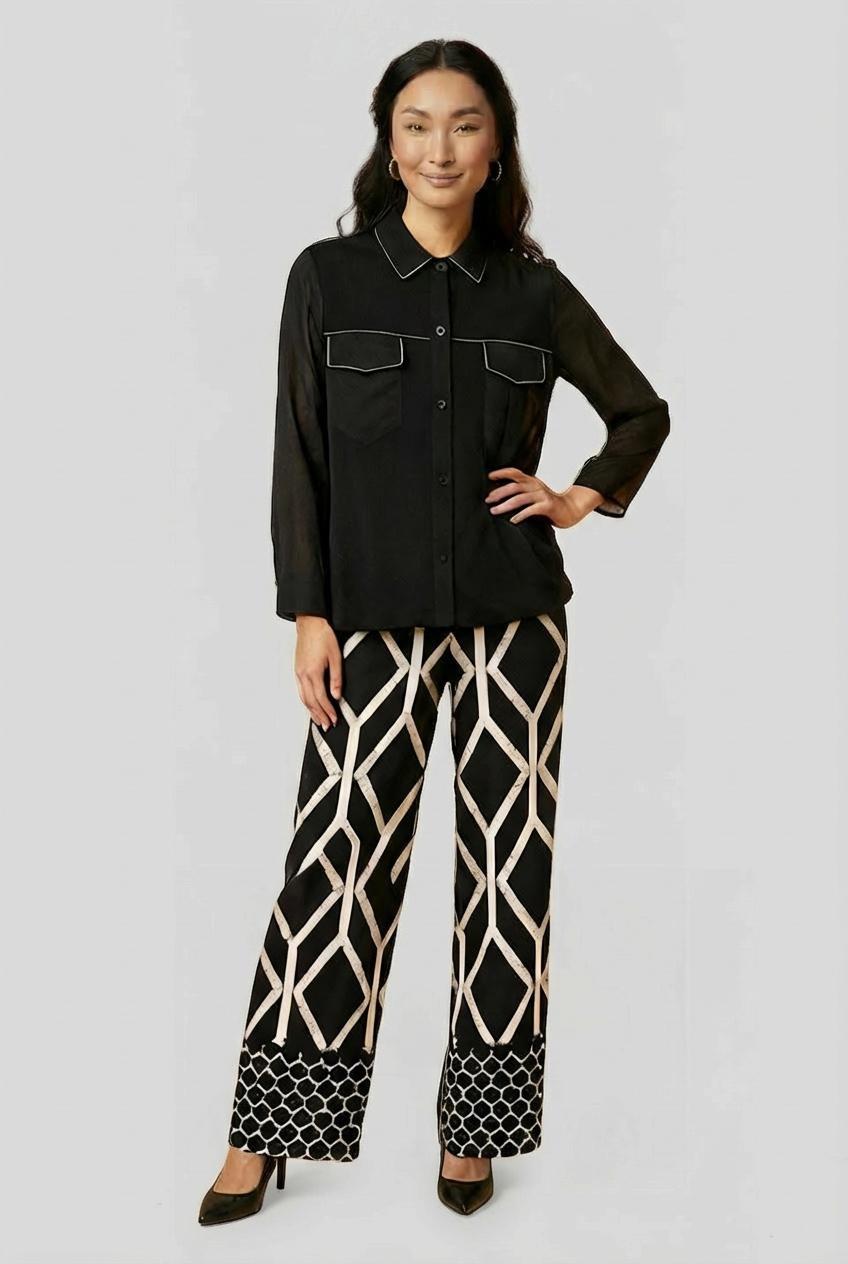 قميص فانتازي أسود, Black, large