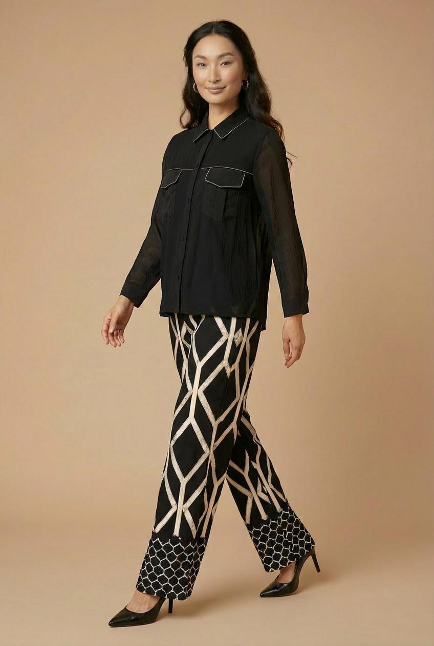 قميص فانتازي أسود, 3701_120, large image number 4