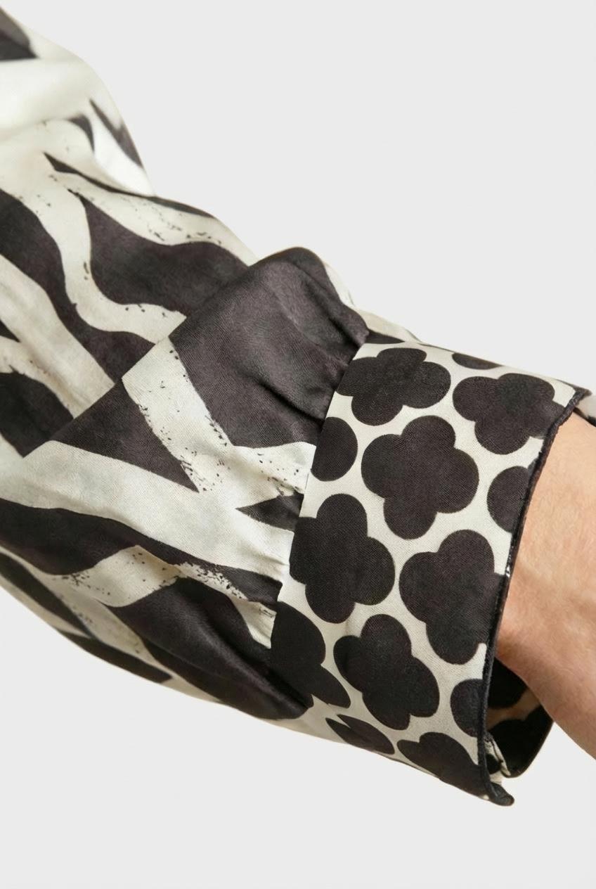 قميص مطبع أسود, Black, large image number 4