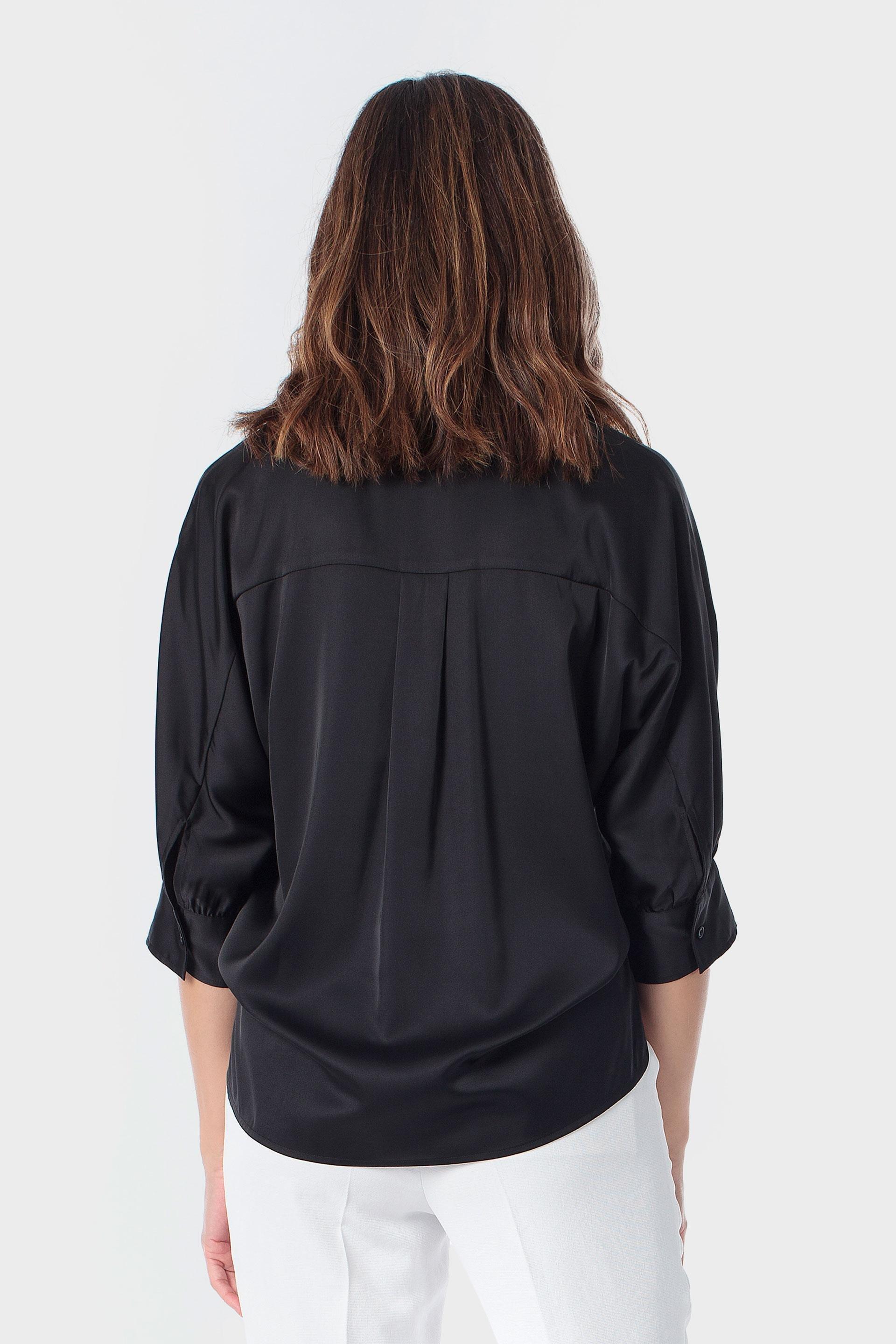 Black Casual Shirt, Black, medium
