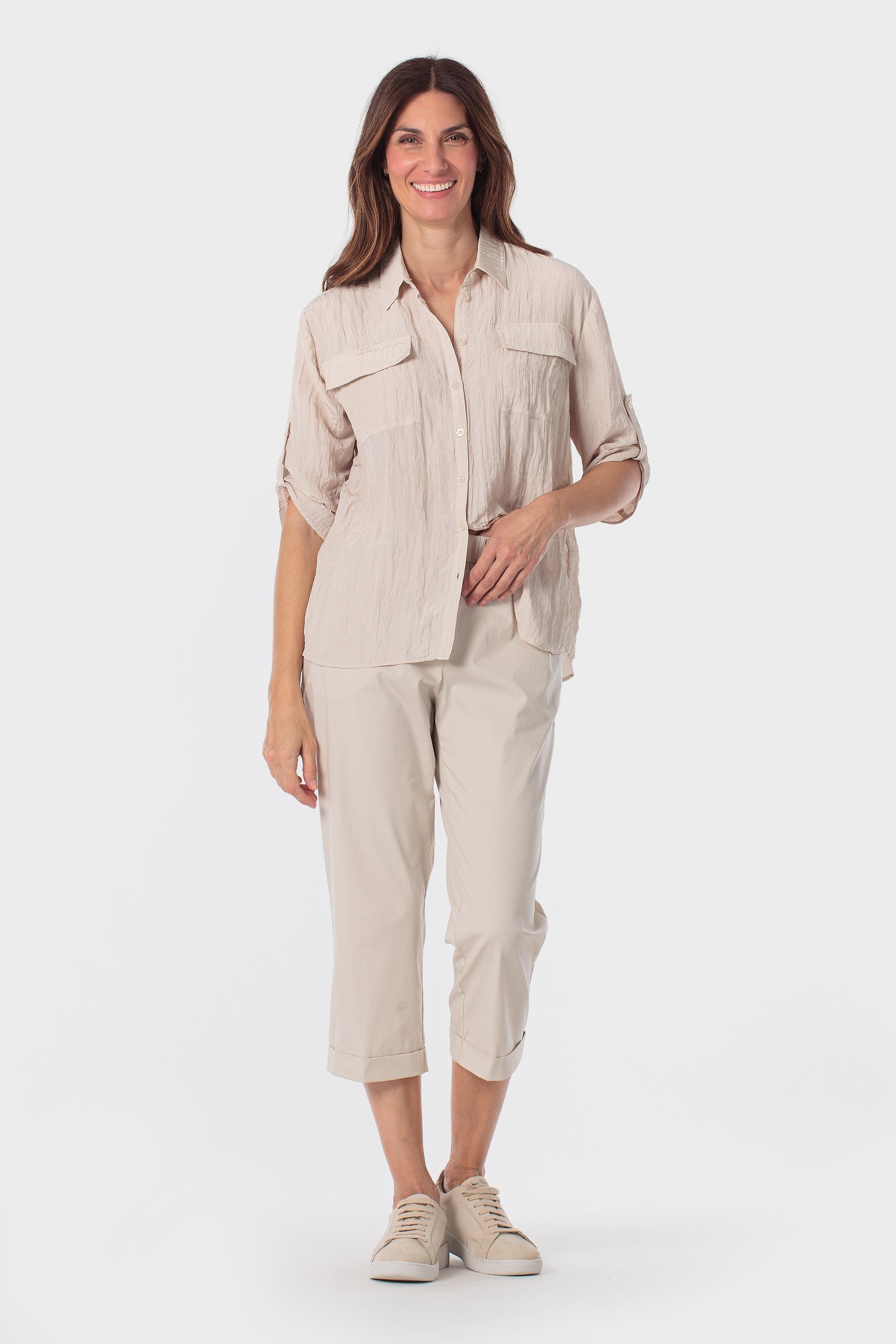 قميص بيج بنقشة فانتازي, Beige Bone, large image number 1