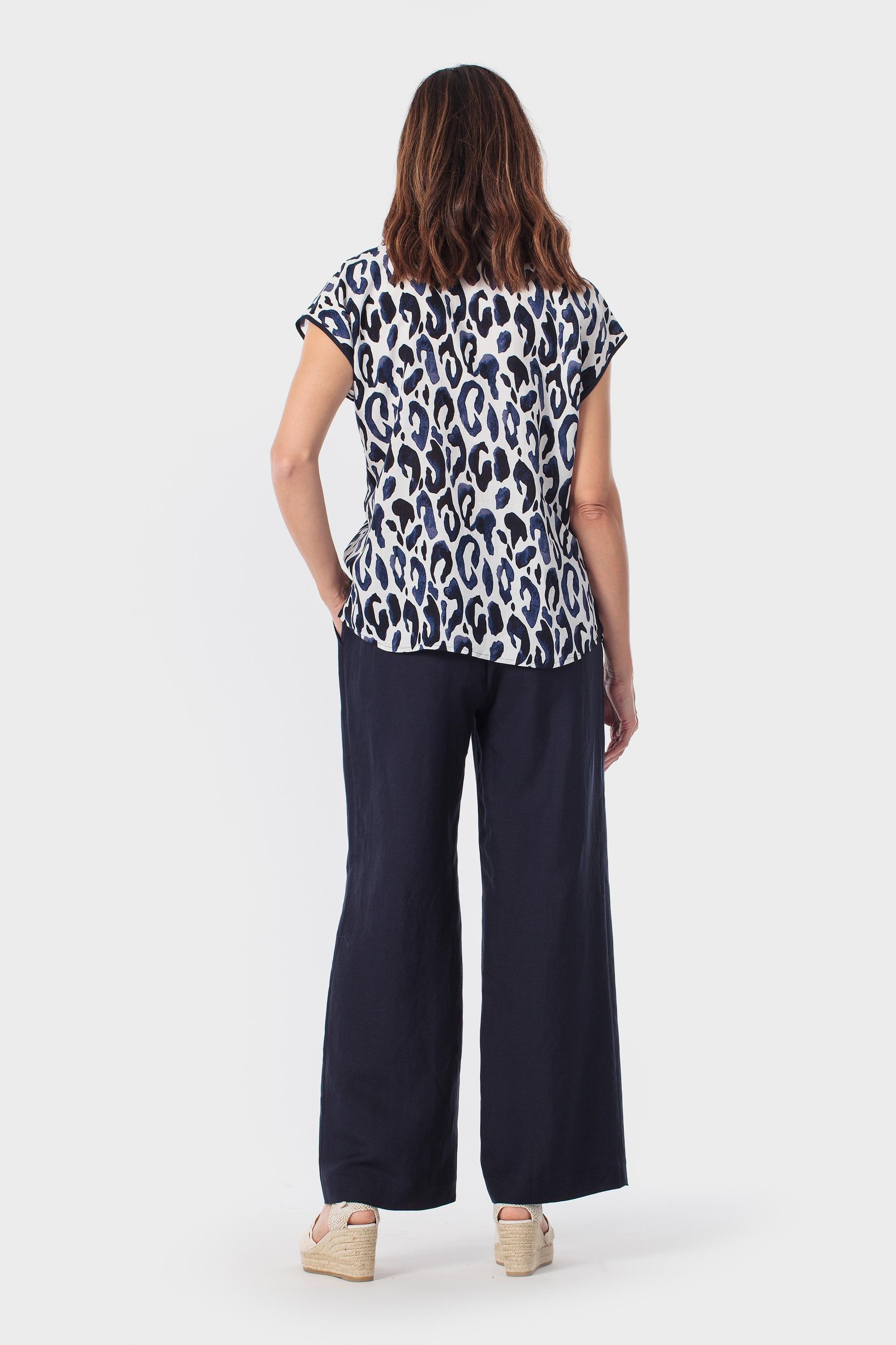 قميص بطبعة، كحلي, Blue Navy, large image number 3