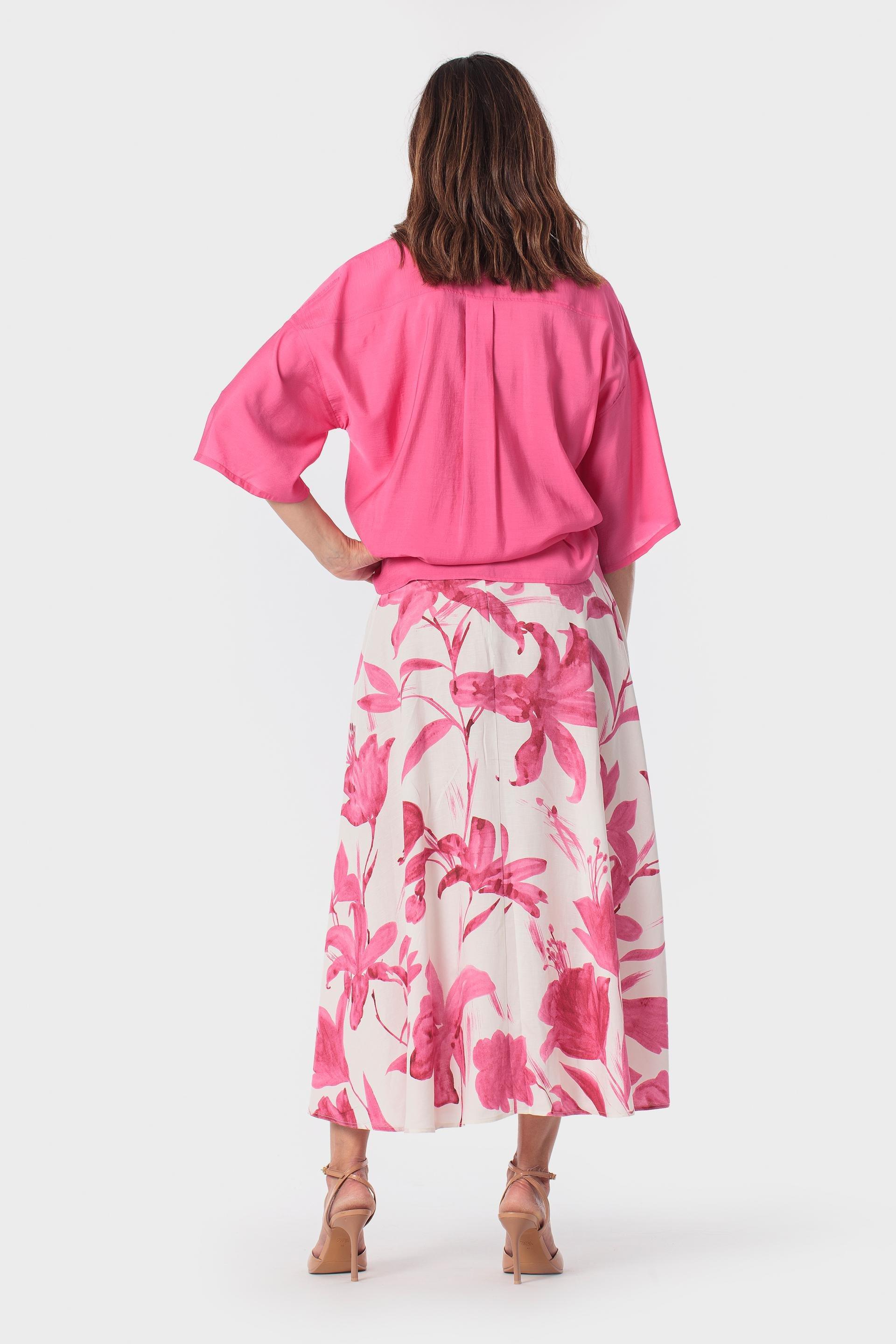 Pink Casual Shirt, Fuchsia, large image number 3
