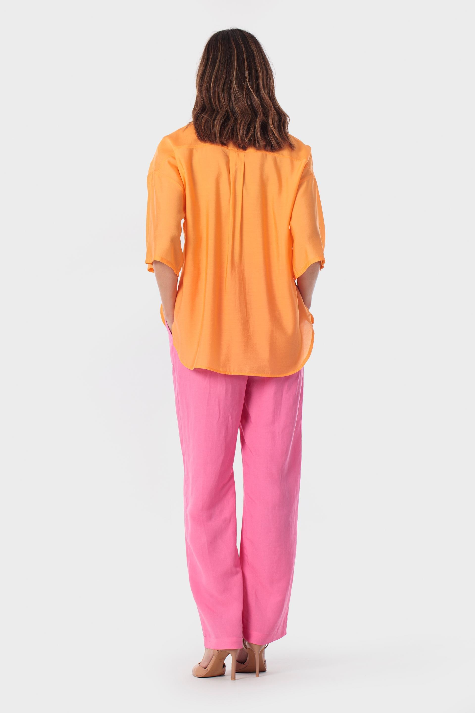 قميص بطبعة، وردي, Orange, large image number 3
